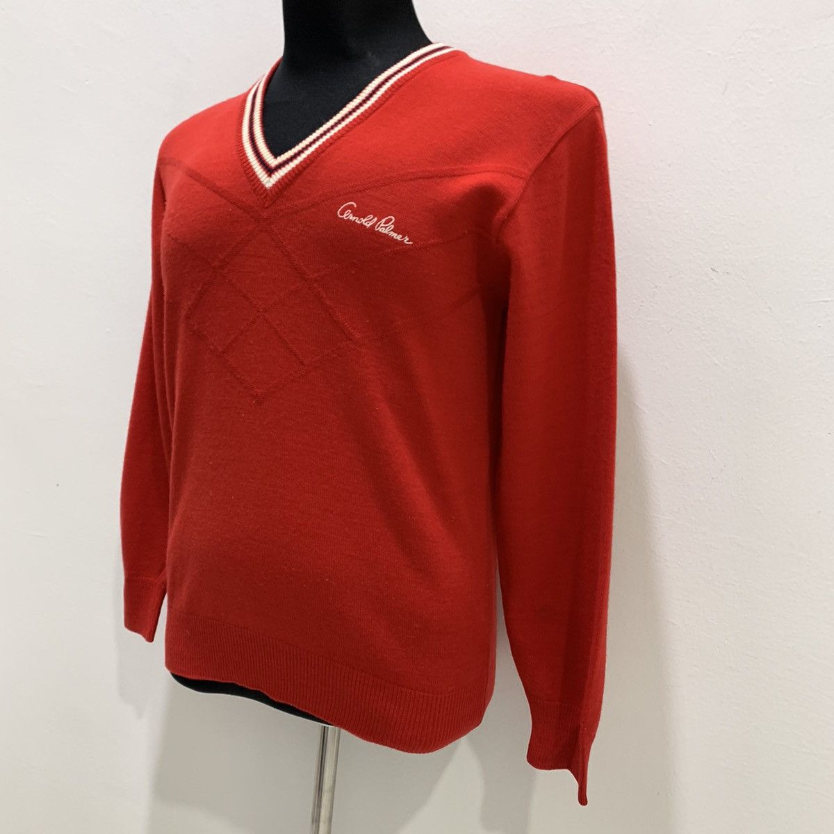 Designer × Japanese Brand ARNOLD PALMER RENOWN Vintag Varsity Knit Sweater Sweatshirt Size US M / EU 48-50 / 2 - 6 Thumbnail