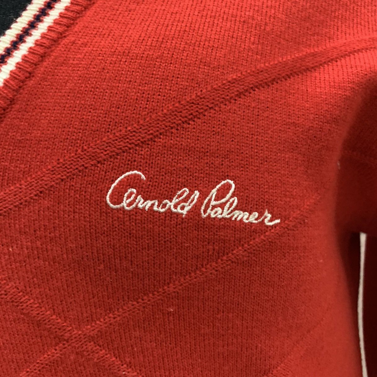 Designer × Japanese Brand ARNOLD PALMER RENOWN Vintag Varsity Knit Sweater Sweatshirt Size US M / EU 48-50 / 2 - 7 Thumbnail