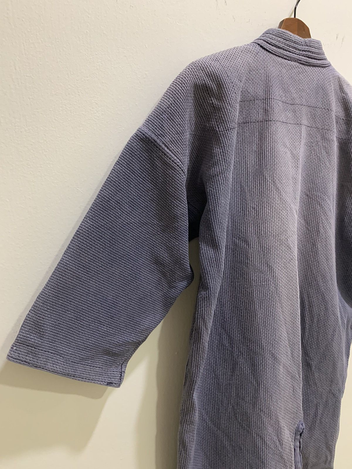 Indigo × Japanese Brand VISVIM Inspired Indigo Sanjuro Noragi Denim Kimono Jacket Size US M / EU 48-50 / 2 - 14 Thumbnail