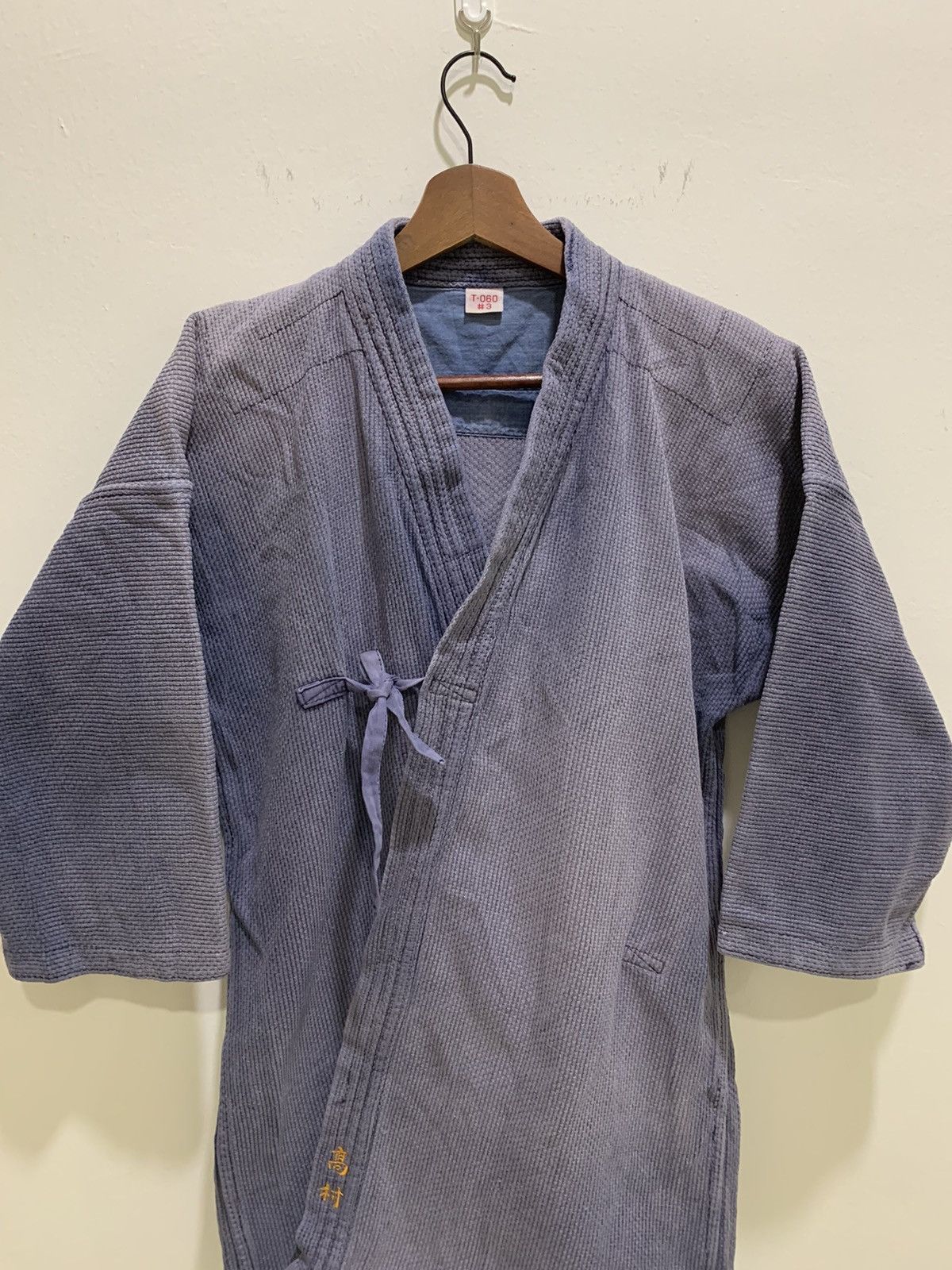 Indigo × Japanese Brand VISVIM Inspired Indigo Sanjuro Noragi Denim Kimono Jacket Size US M / EU 48-50 / 2 - 4 Thumbnail