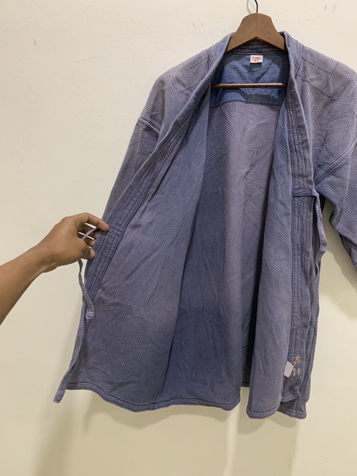 Indigo × Japanese Brand VISVIM Inspired Indigo Sanjuro Noragi Denim Kimono Jacket Size US M / EU 48-50 / 2 - 17 Thumbnail