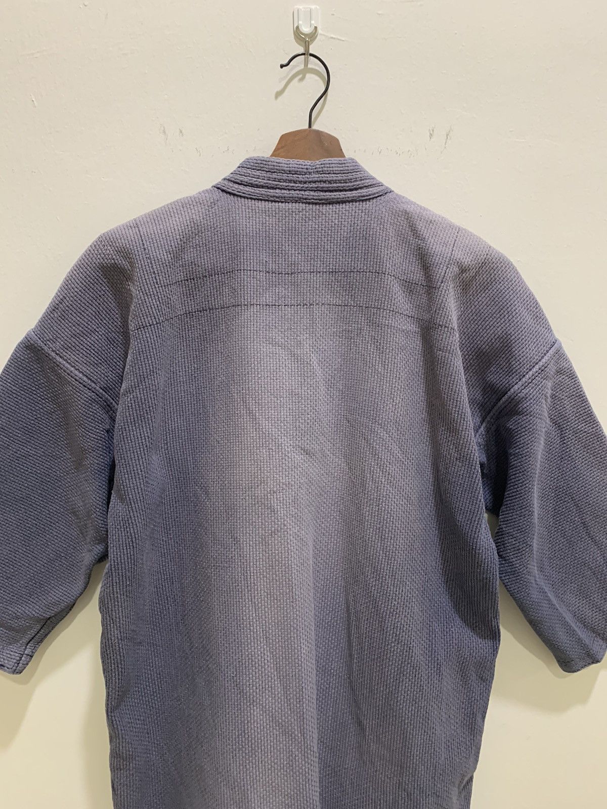 Indigo × Japanese Brand VISVIM Inspired Indigo Sanjuro Noragi Denim Kimono Jacket Size US M / EU 48-50 / 2 - 12 Thumbnail