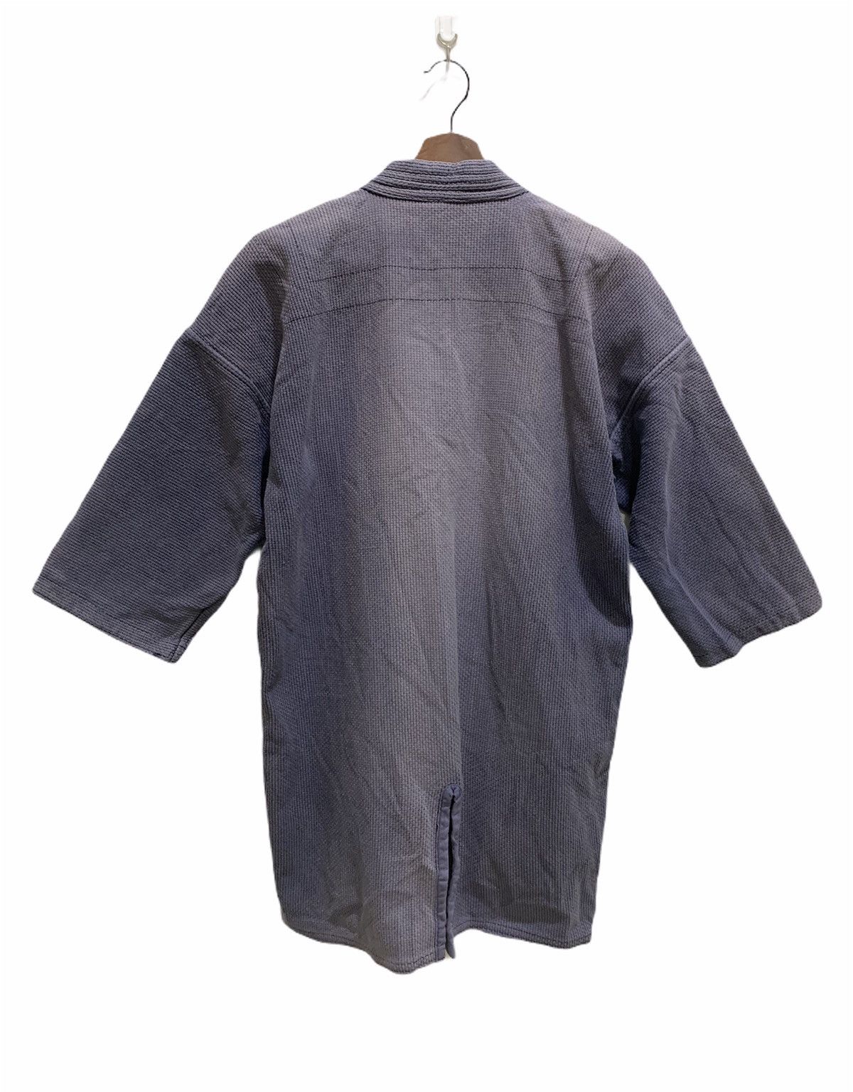 Indigo × Japanese Brand VISVIM Inspired Indigo Sanjuro Noragi Denim Kimono Jacket Size US M / EU 48-50 / 2 - 2 Thumbnail