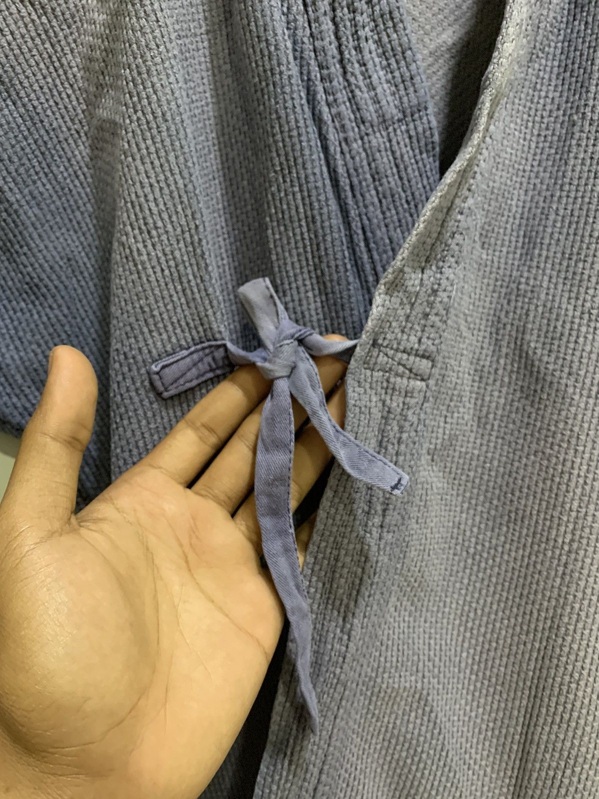 Indigo × Japanese Brand VISVIM Inspired Indigo Sanjuro Noragi Denim Kimono Jacket Size US M / EU 48-50 / 2 - 11 Thumbnail