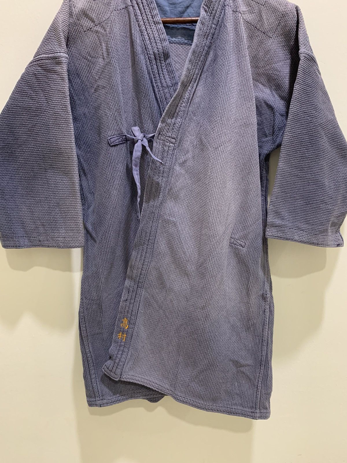 Indigo × Japanese Brand VISVIM Inspired Indigo Sanjuro Noragi Denim Kimono Jacket Size US M / EU 48-50 / 2 - 5 Thumbnail