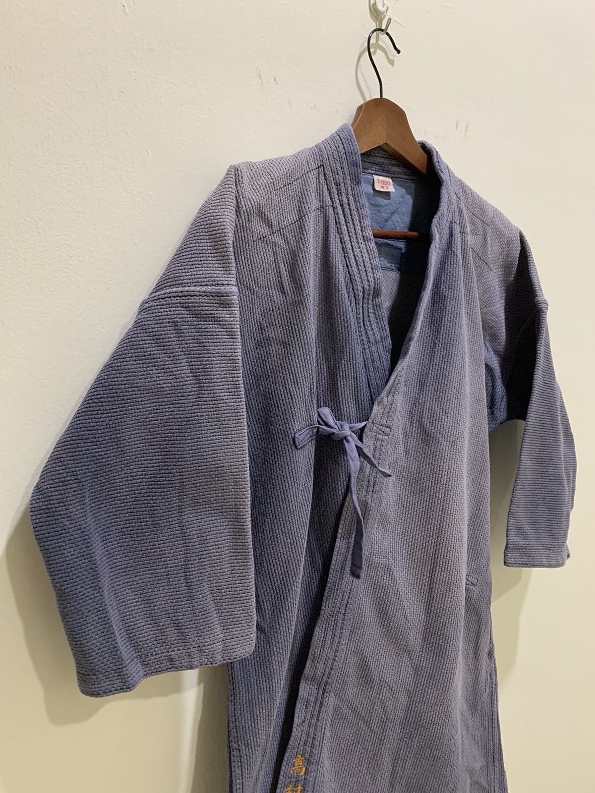 Indigo × Japanese Brand VISVIM Inspired Indigo Sanjuro Noragi Denim Kimono Jacket Size US M / EU 48-50 / 2 - 6 Thumbnail