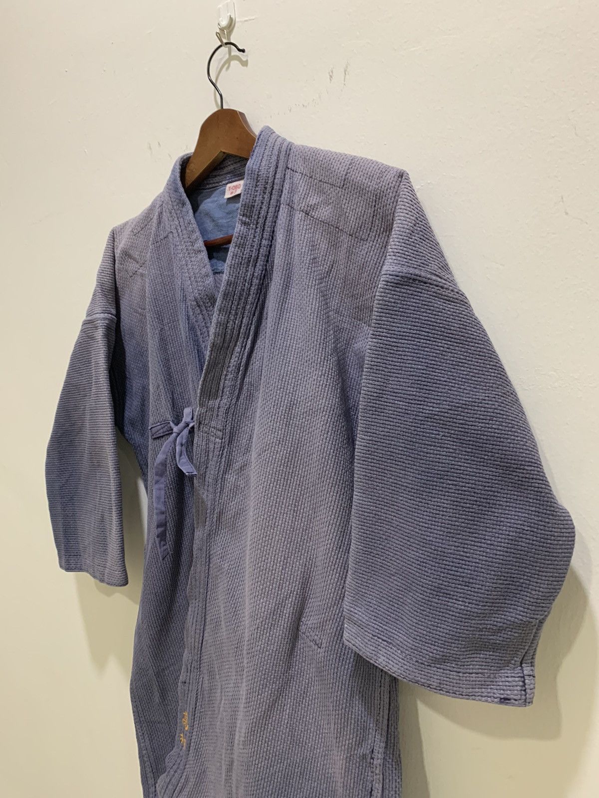 Indigo × Japanese Brand VISVIM Inspired Indigo Sanjuro Noragi Denim Kimono Jacket Size US M / EU 48-50 / 2 - 7 Thumbnail