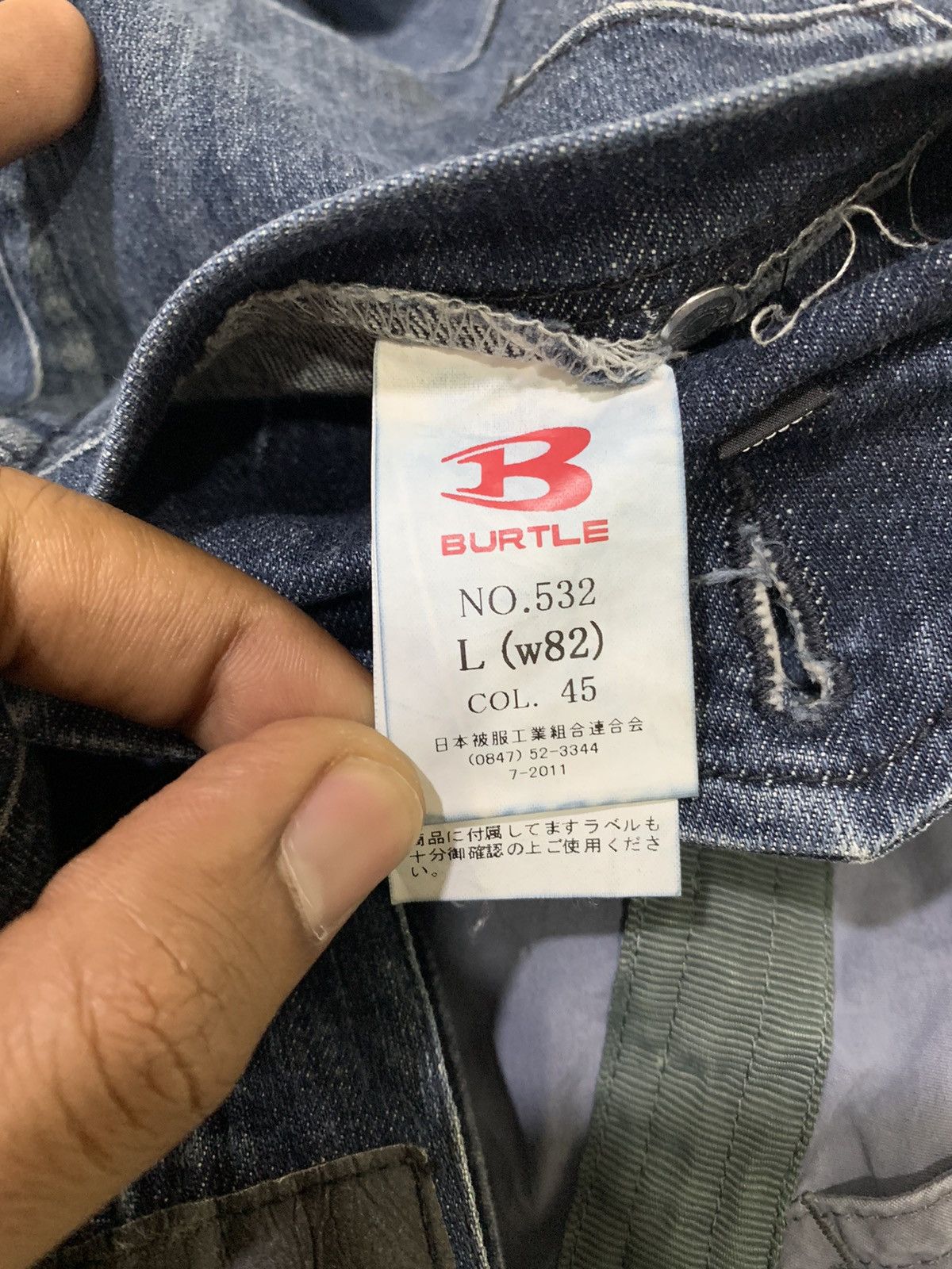 Seditionaries BURTLE 7 Pocket Workwear Patchwork Biker Denim Rider Jeans Size US 32 / EU 48 - 18 Thumbnail