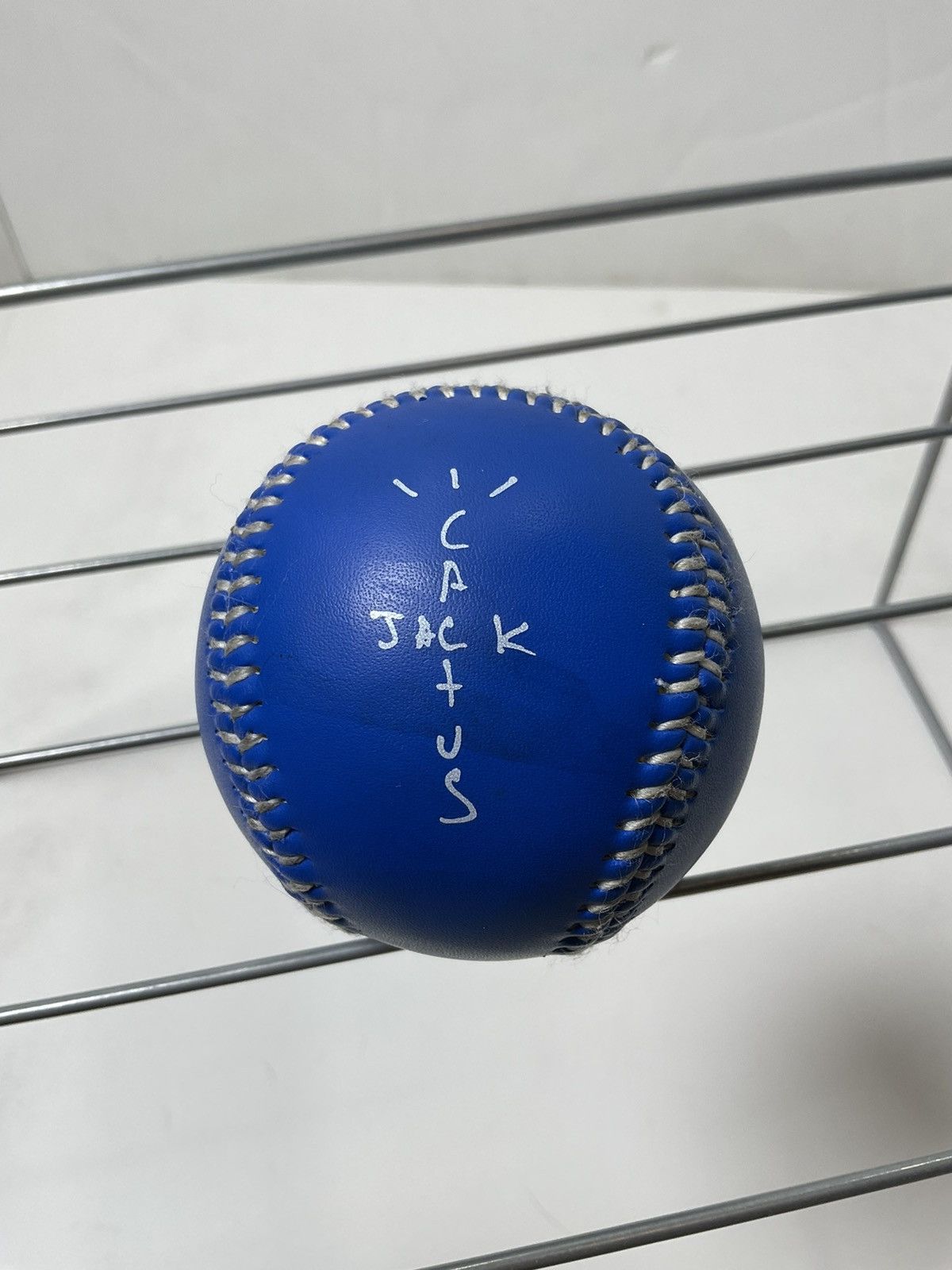 Travis Scott Travis Scott Cactus Jack Foundation Baseball Blue Unreleased Grailed