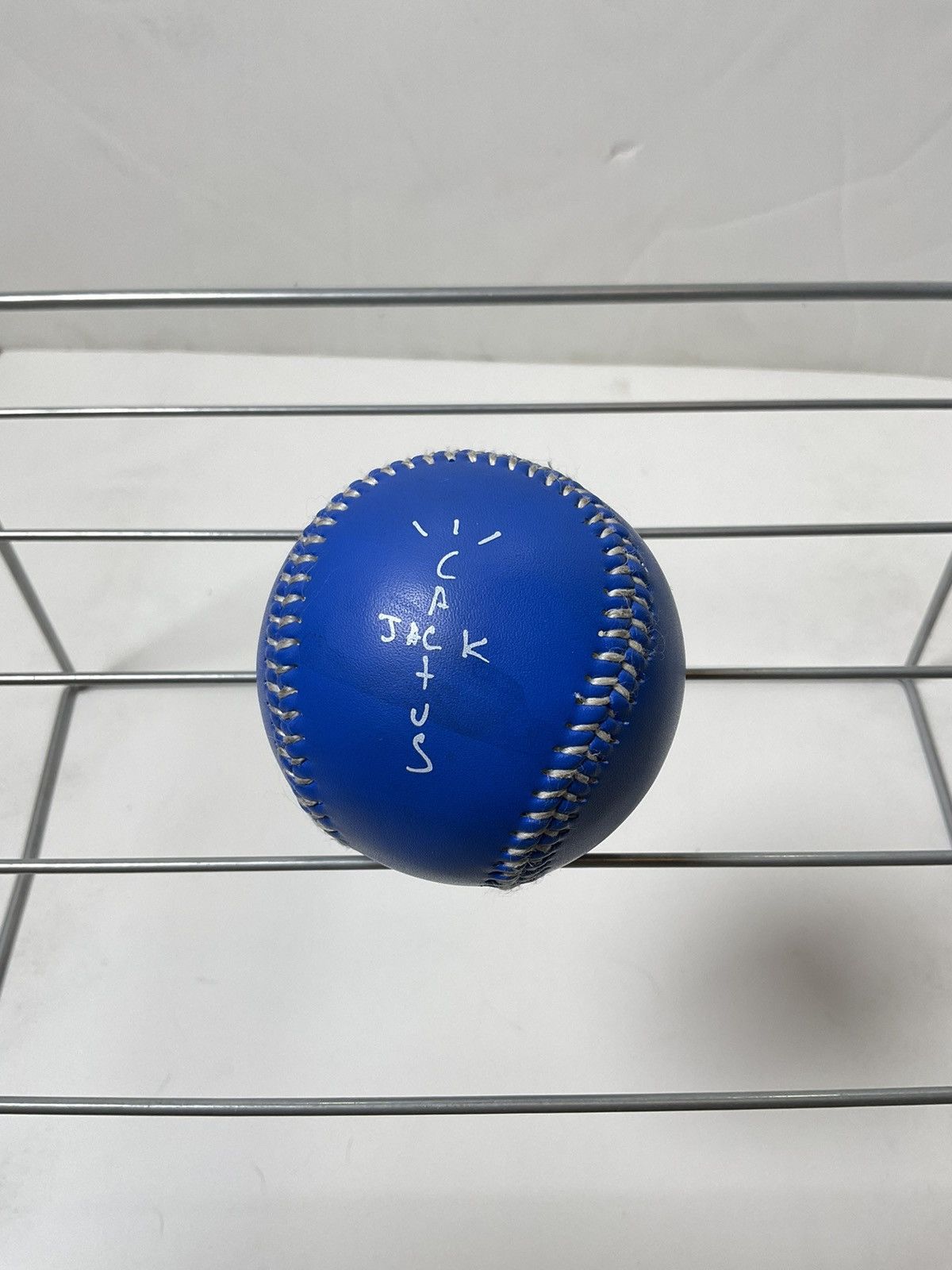 Travis Scott Travis Scott Cactus Jack Foundation Baseball Blue Unreleased Grailed