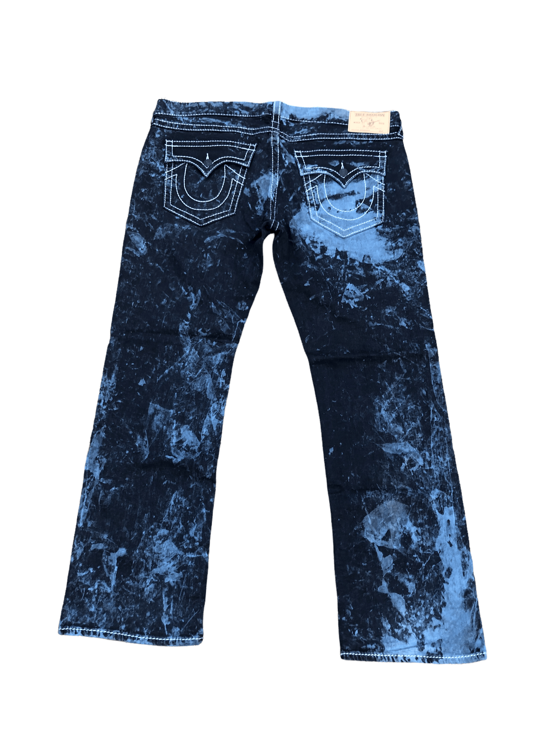 True Religion × Vintage Vintage True Religion Jeans Size 40 STRAIGHT Blue/Black Size US 40 / EU 56 - 3 Thumbnail