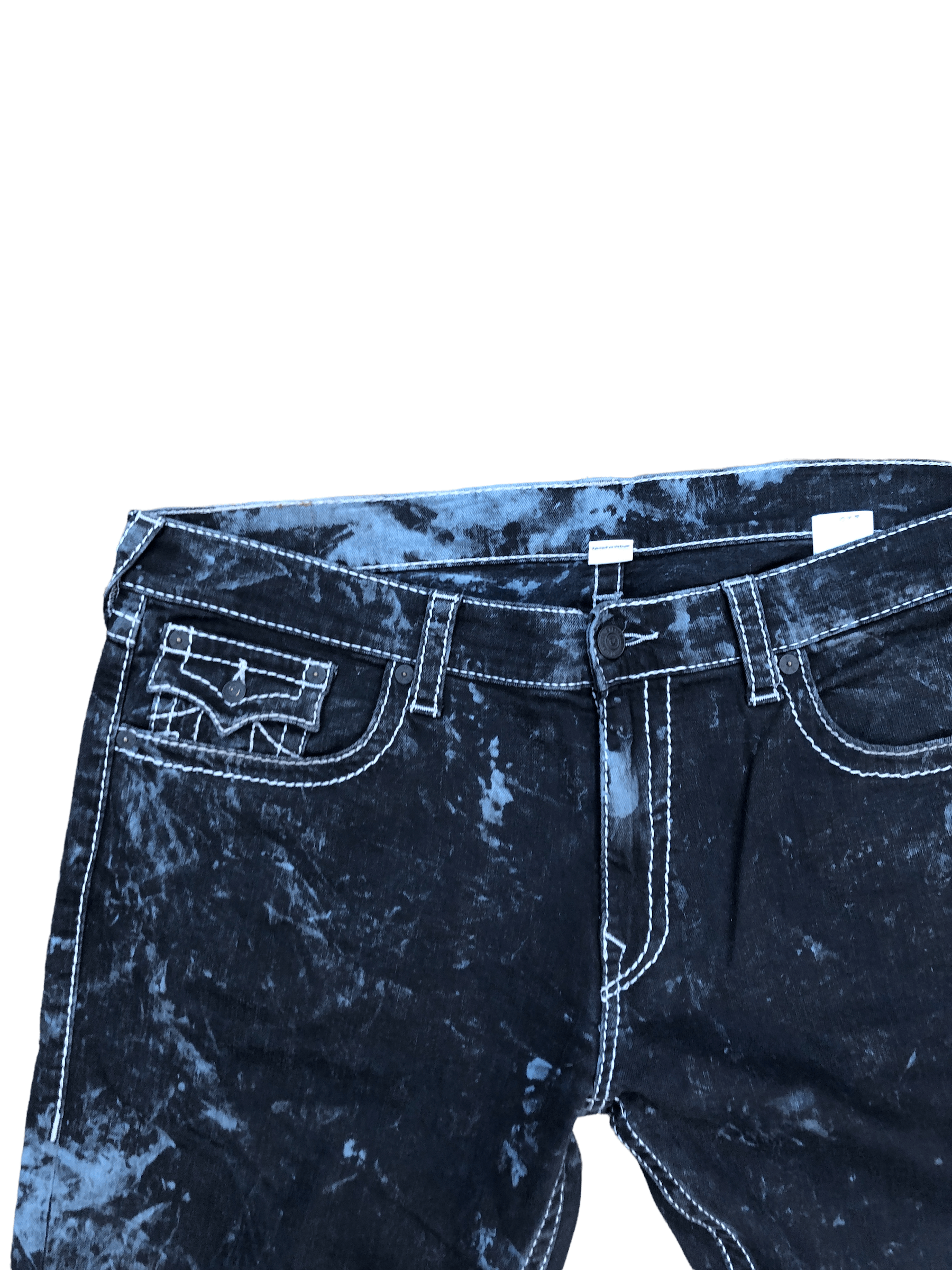 True Religion × Vintage Vintage True Religion Jeans Size 40 STRAIGHT Blue/Black Size US 40 / EU 56 - 5 Thumbnail