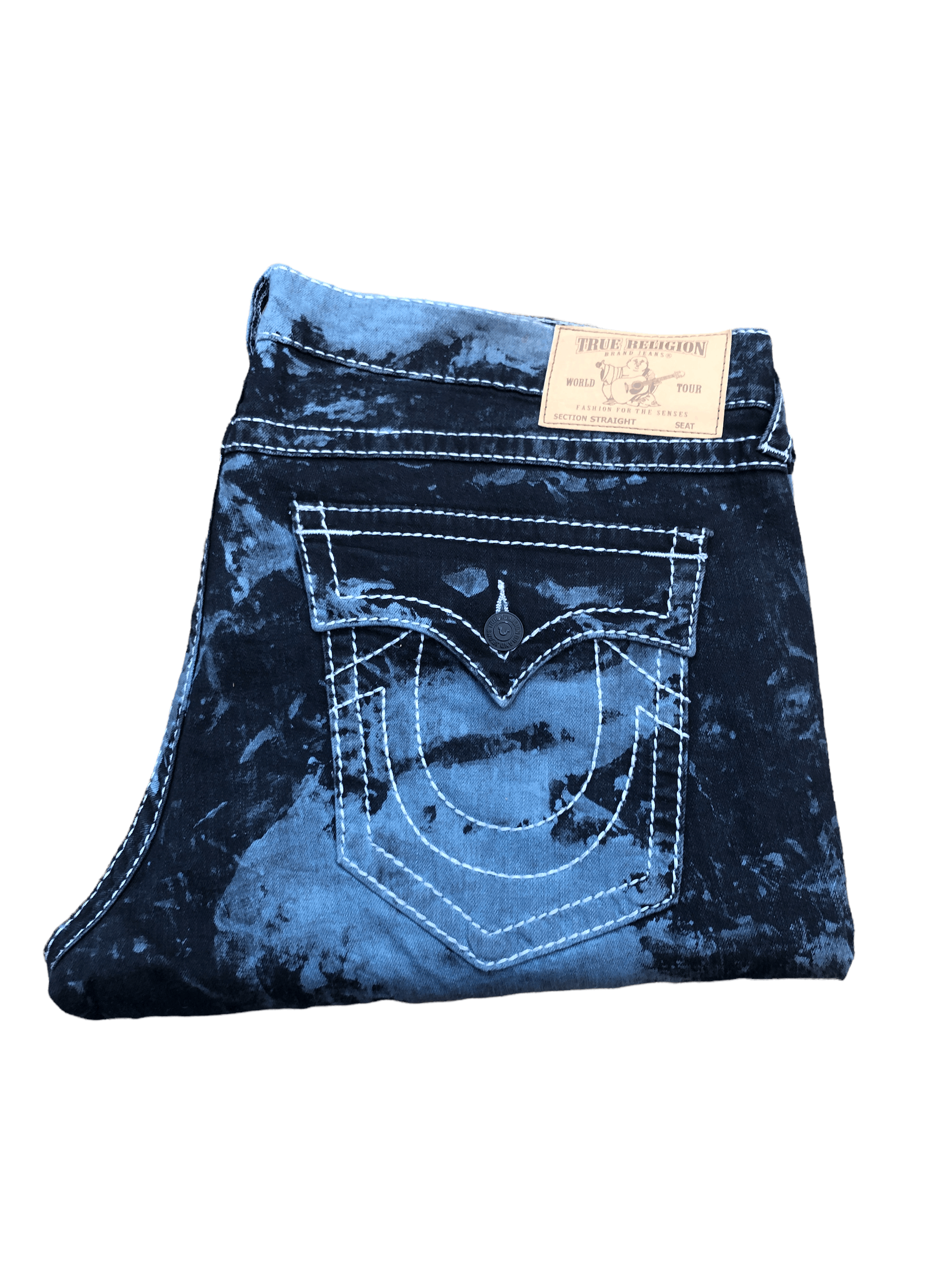 True Religion × Vintage Vintage True Religion Jeans Size 40 STRAIGHT Blue/Black Size US 40 / EU 56 - 7 Thumbnail