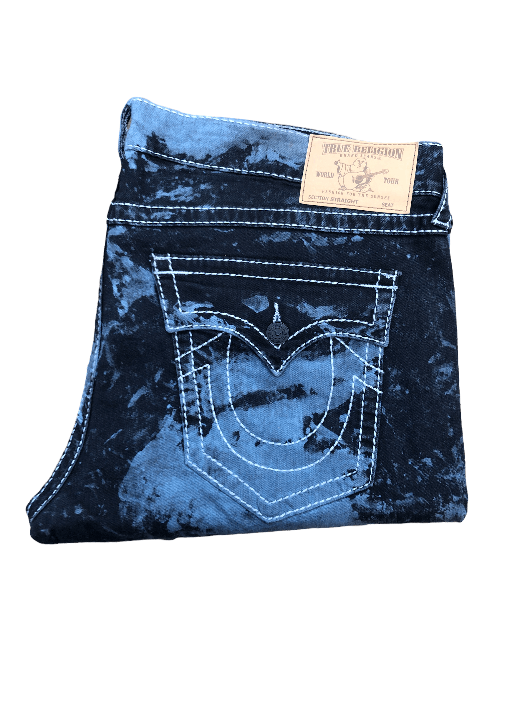 True Religion × Vintage Vintage True Religion Jeans Size 40 STRAIGHT Blue/Black Size US 40 / EU 56 - 8 Thumbnail