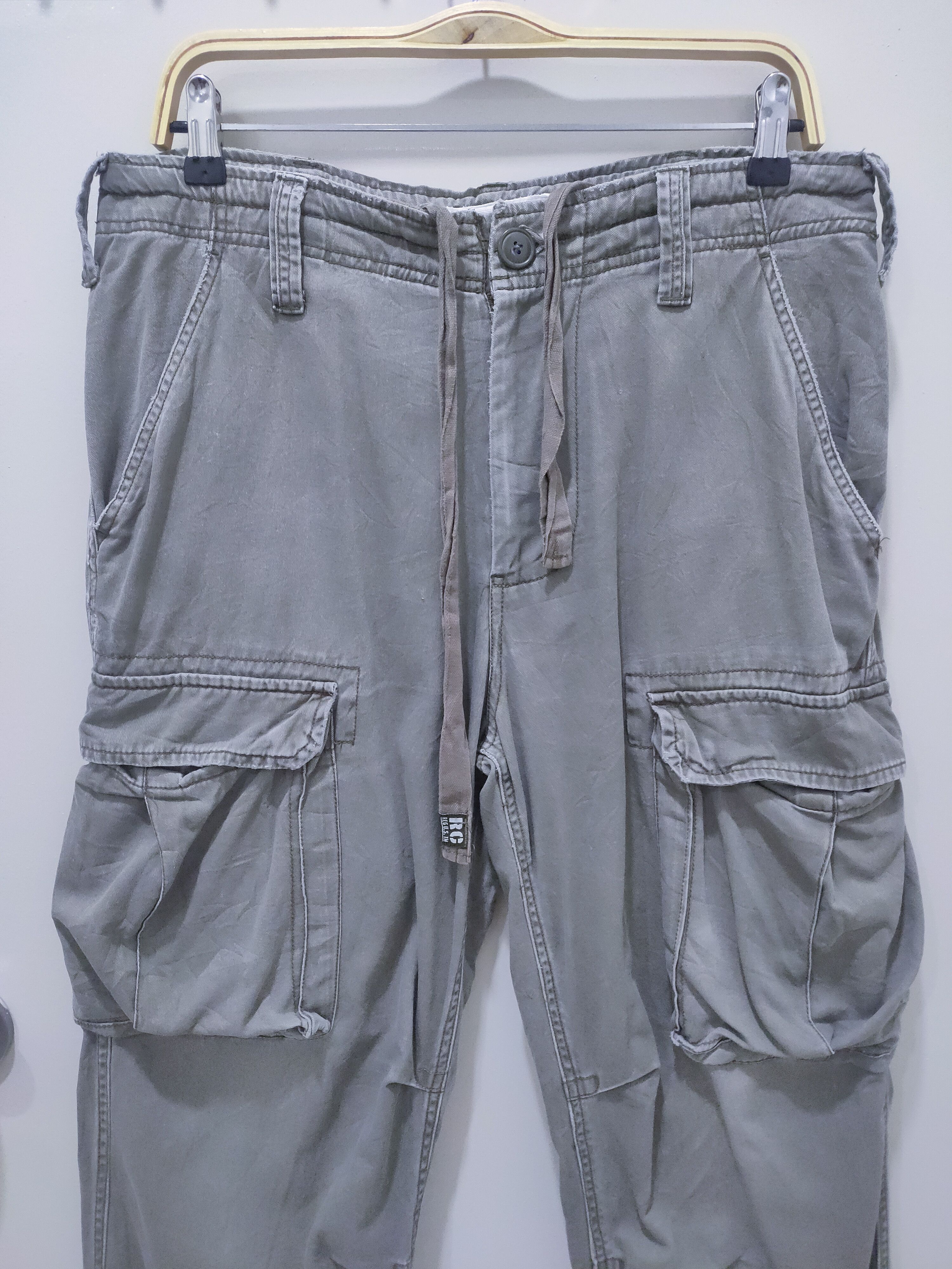 Japanese Brand REAL CRUSH CLOTHING R.C.C 1986 Tactical Utility Cargo Pants Size US 34 / EU 50 - 4 Thumbnail