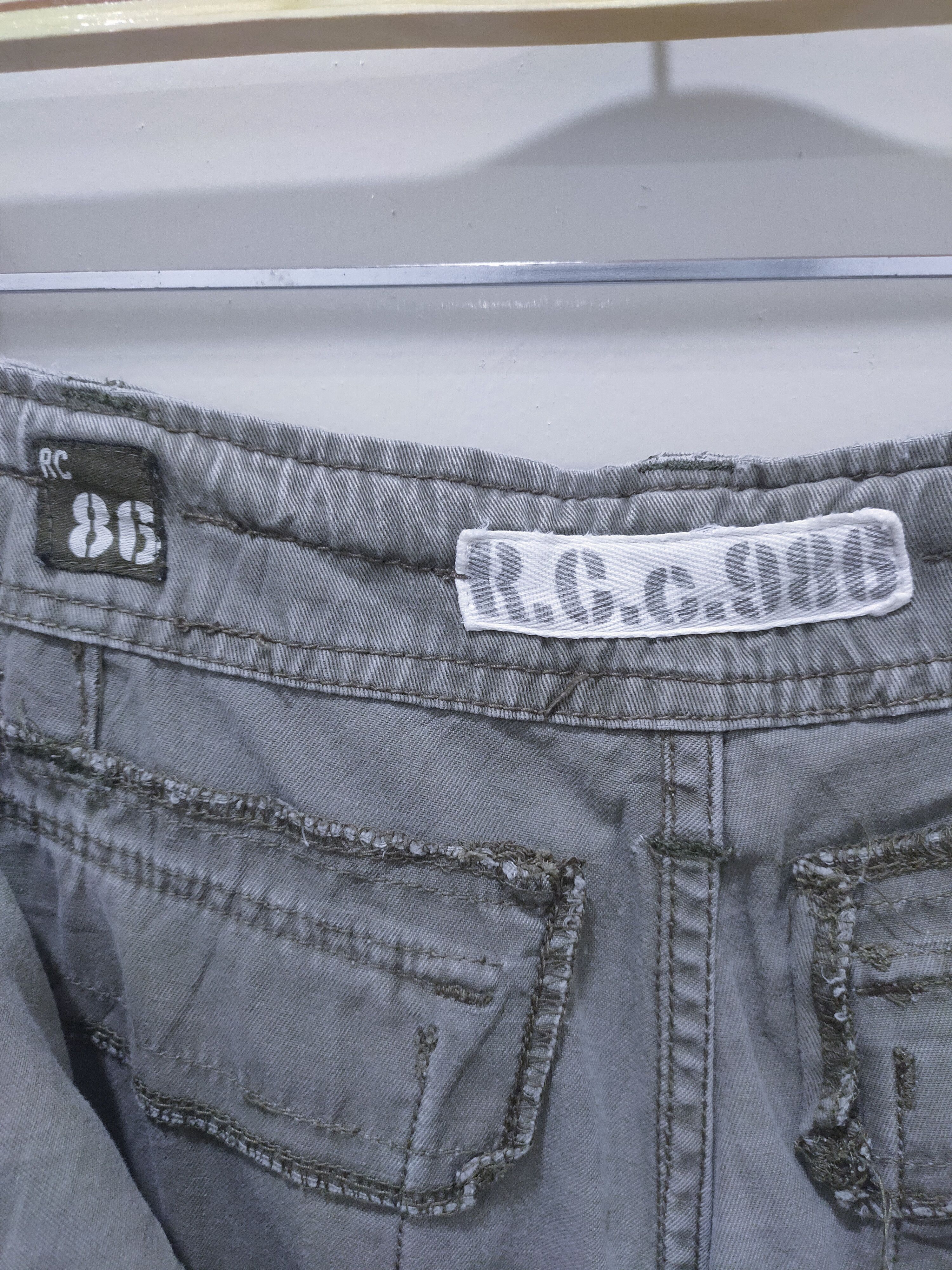 Japanese Brand REAL CRUSH CLOTHING R.C.C 1986 Tactical Utility Cargo Pants Size US 34 / EU 50 - 15 Thumbnail