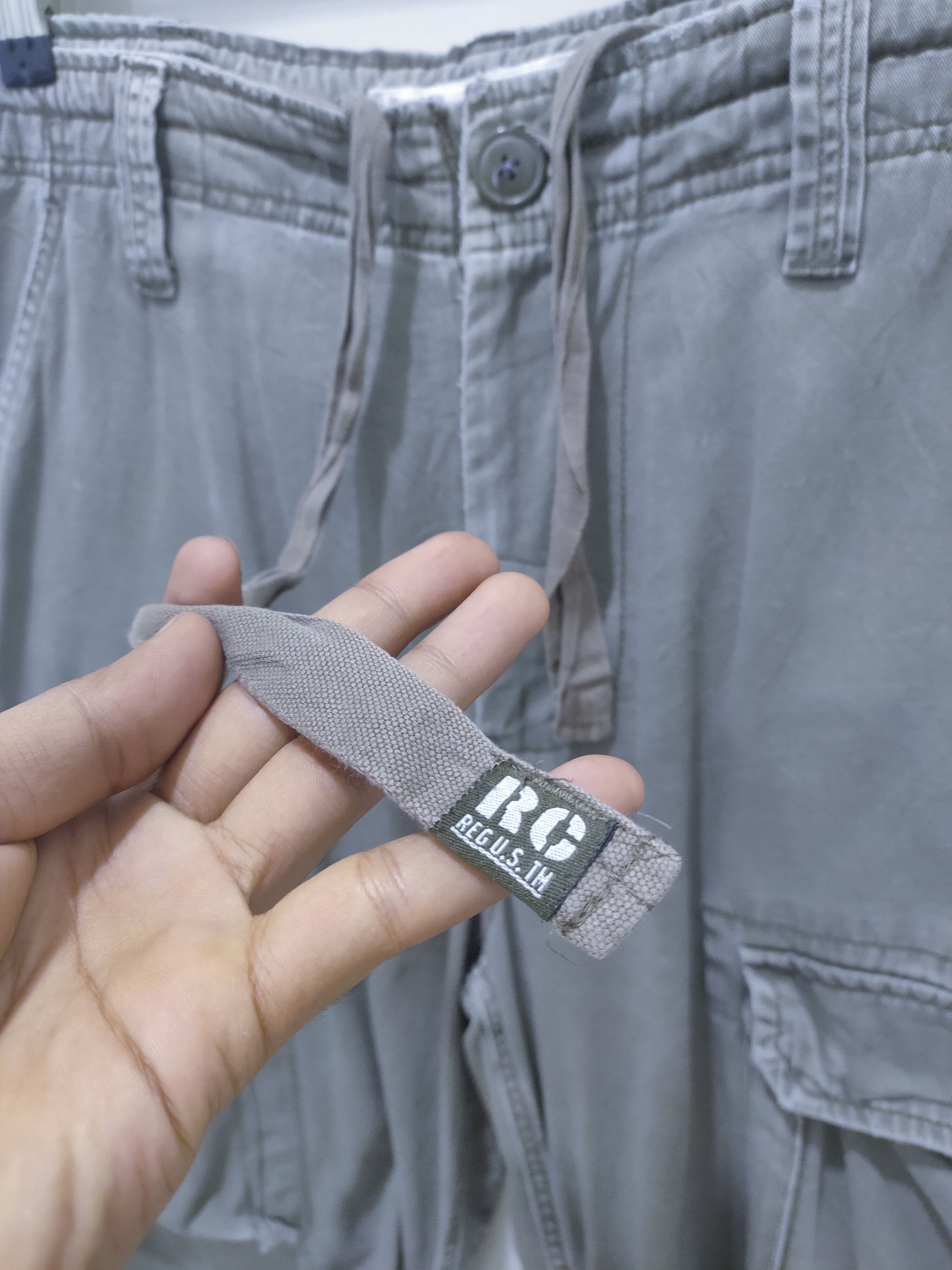 Japanese Brand REAL CRUSH CLOTHING R.C.C 1986 Tactical Utility Cargo Pants Size US 34 / EU 50 - 8 Thumbnail