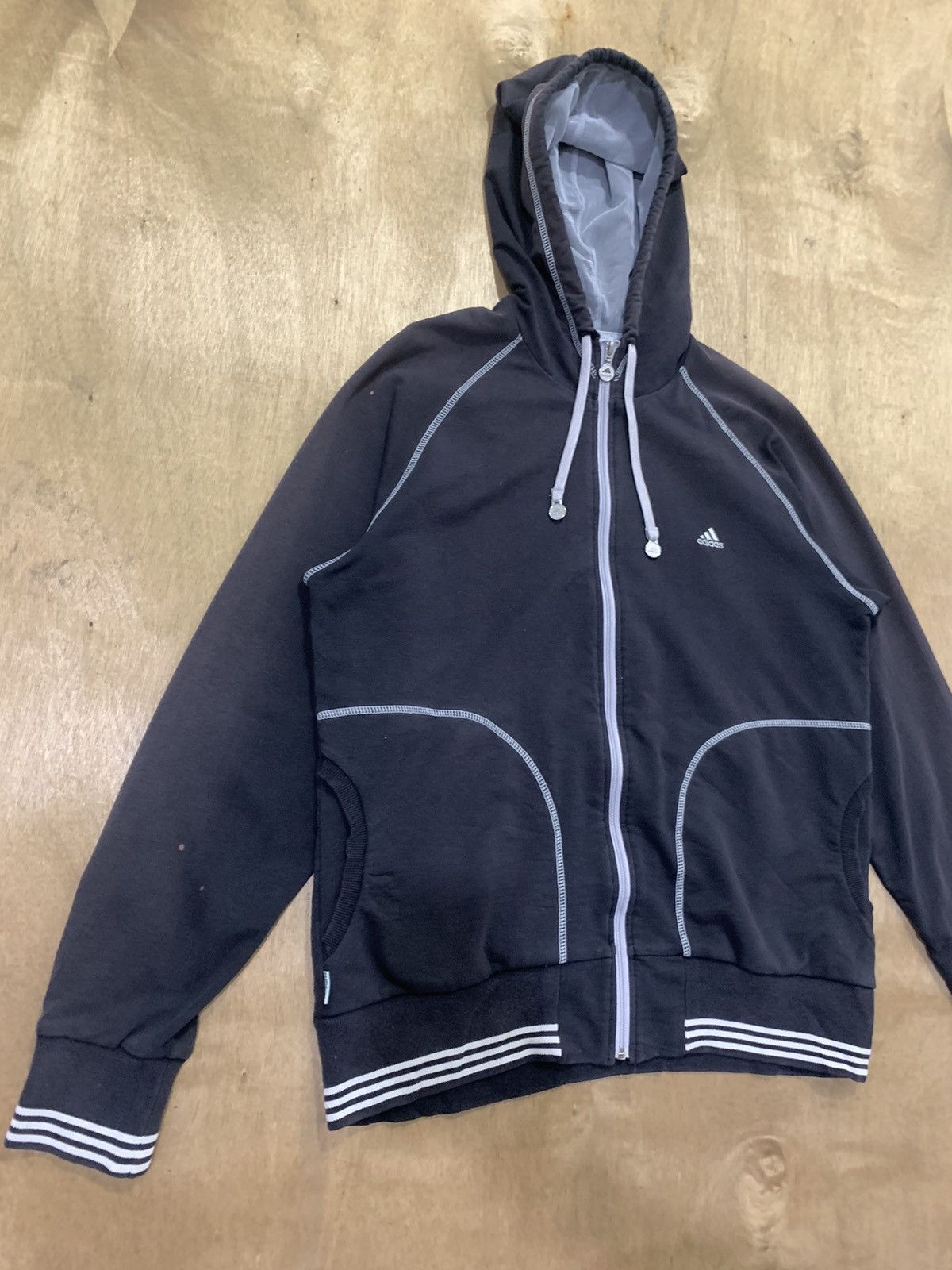 Adidas × OVER THE STRiPES ADIDAS Striped SunFade Embroidery Logo Zipper Hoodie Jacket Size US M / EU 48-50 / 2 - 5 Thumbnail