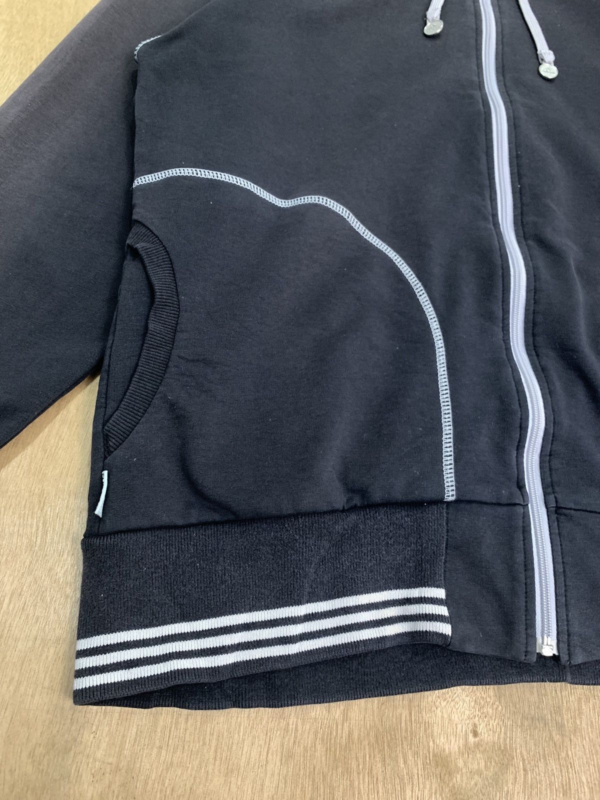 Adidas × OVER THE STRiPES ADIDAS Striped SunFade Embroidery Logo Zipper Hoodie Jacket Size US M / EU 48-50 / 2 - 9 Thumbnail