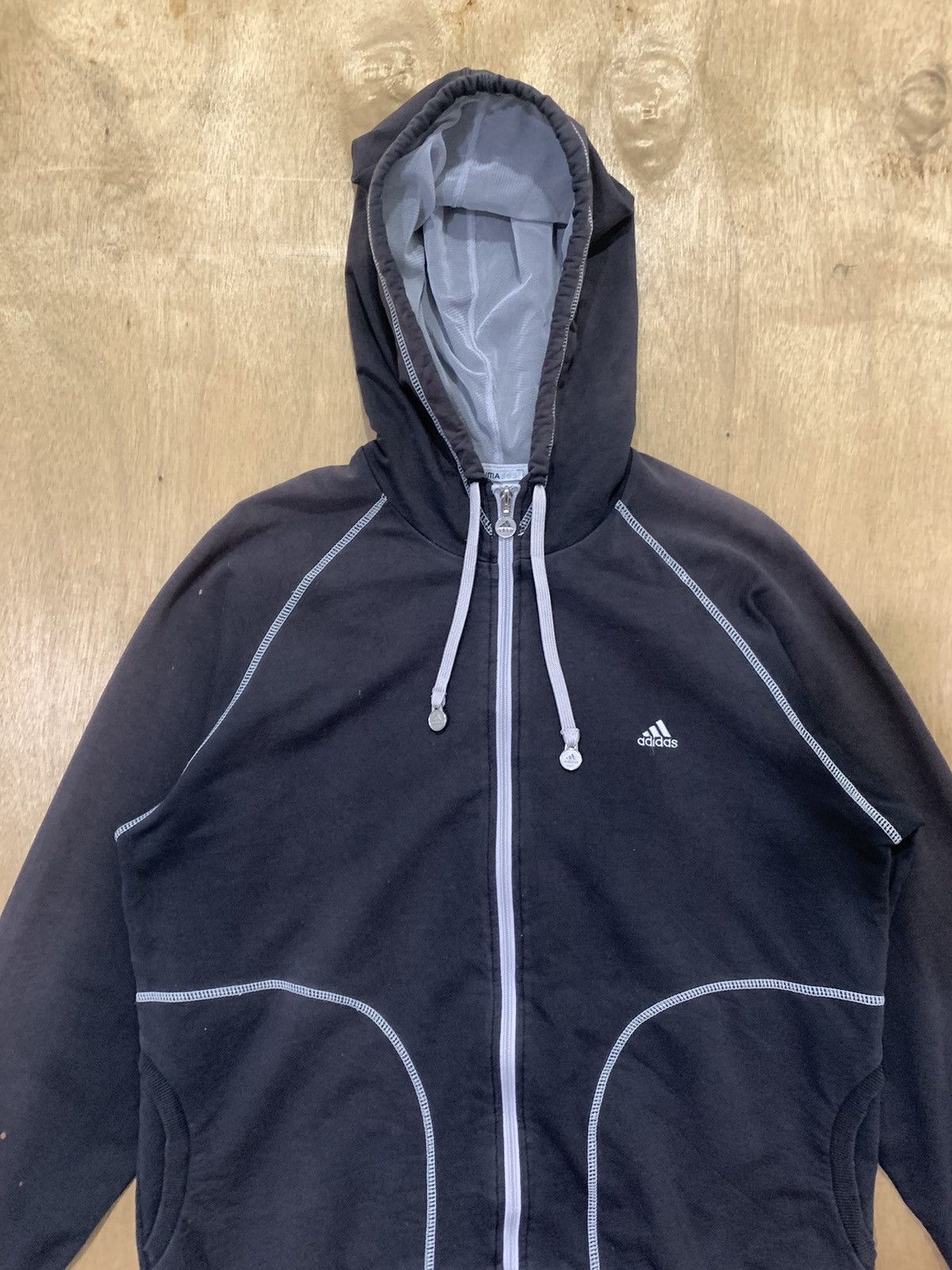 Adidas × OVER THE STRiPES ADIDAS Striped SunFade Embroidery Logo Zipper Hoodie Jacket Size US M / EU 48-50 / 2 - 3 Thumbnail