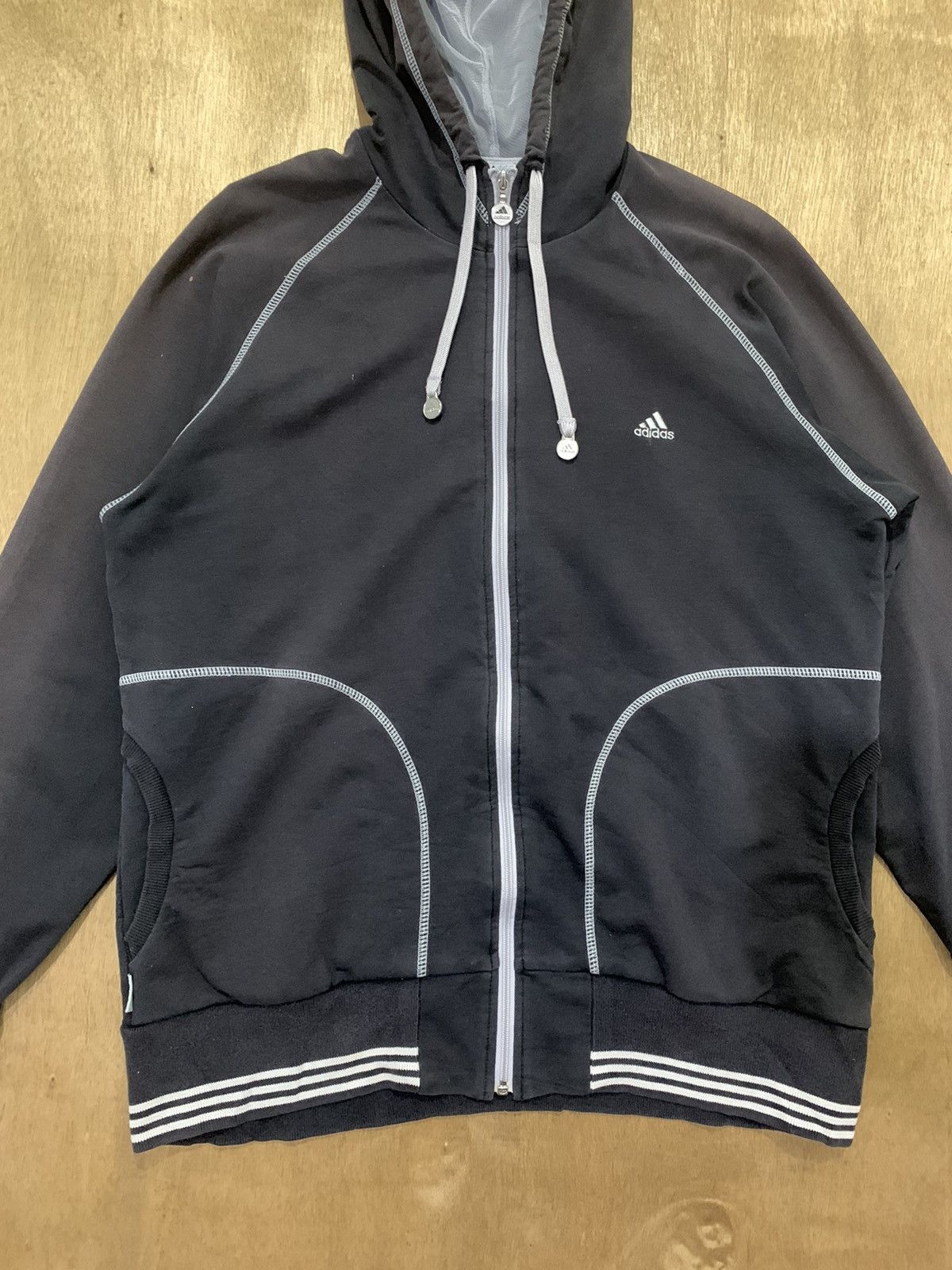Adidas × OVER THE STRiPES ADIDAS Striped SunFade Embroidery Logo Zipper Hoodie Jacket Size US M / EU 48-50 / 2 - 4 Thumbnail