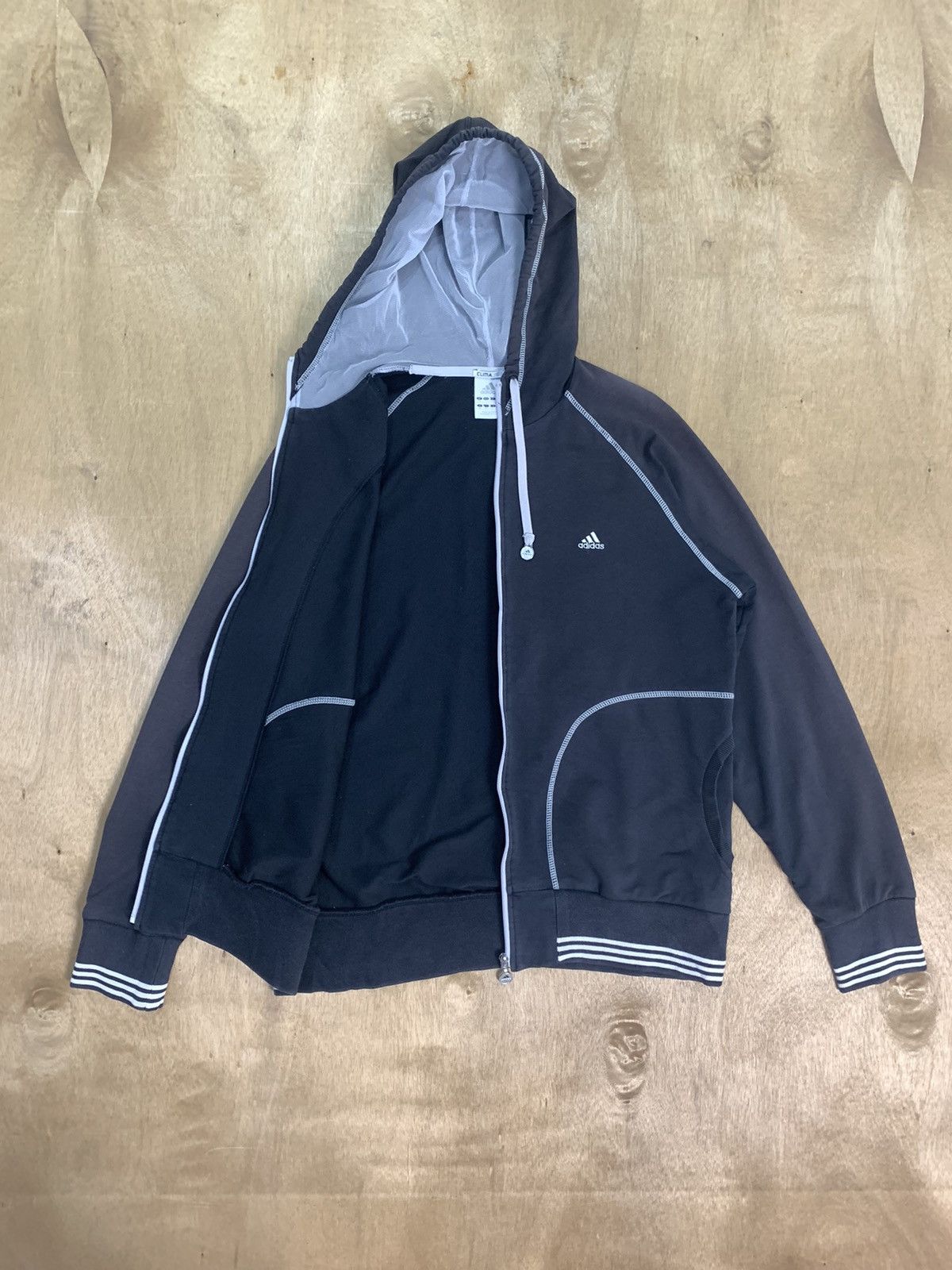 Adidas × OVER THE STRiPES ADIDAS Striped SunFade Embroidery Logo Zipper Hoodie Jacket Size US M / EU 48-50 / 2 - 21 Thumbnail