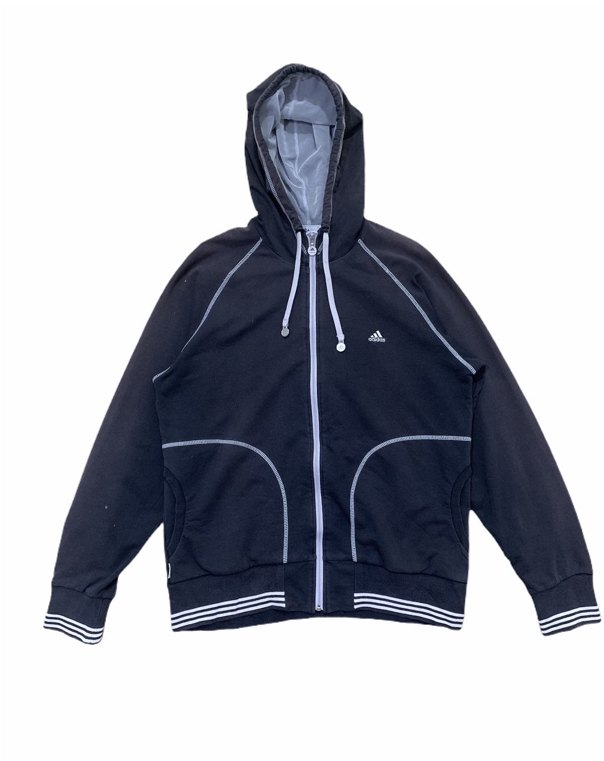 Adidas × OVER THE STRiPES ADIDAS Striped SunFade Embroidery Logo Zipper Hoodie Jacket Size US M / EU 48-50 / 2 - 1 Thumbnail