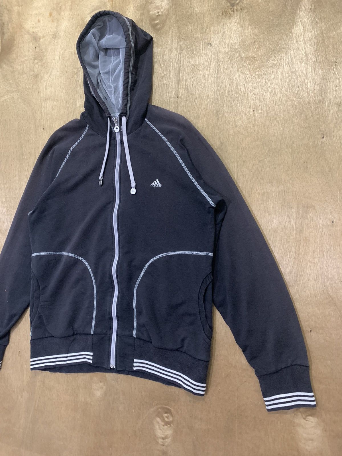 Adidas × OVER THE STRiPES ADIDAS Striped SunFade Embroidery Logo Zipper Hoodie Jacket Size US M / EU 48-50 / 2 - 6 Thumbnail