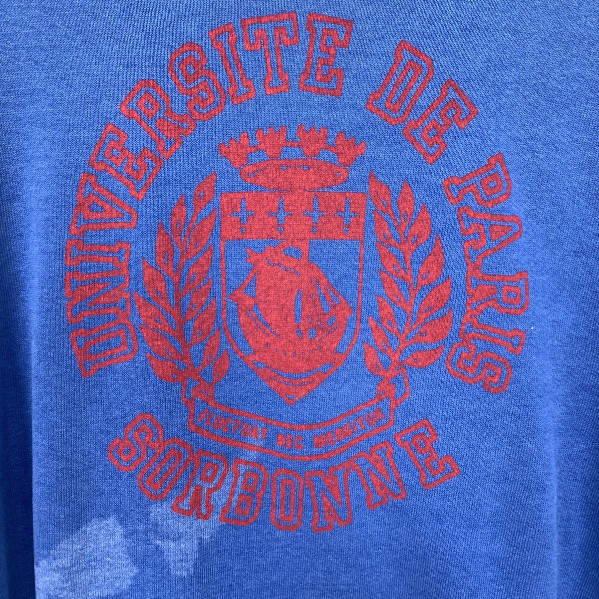 Jerzees Vintage 80s UNIVERSITE DE PARIS SORBONNE Jerzees Sweatshirt Size US L / EU 52-54 / 3 - 9 Thumbnail