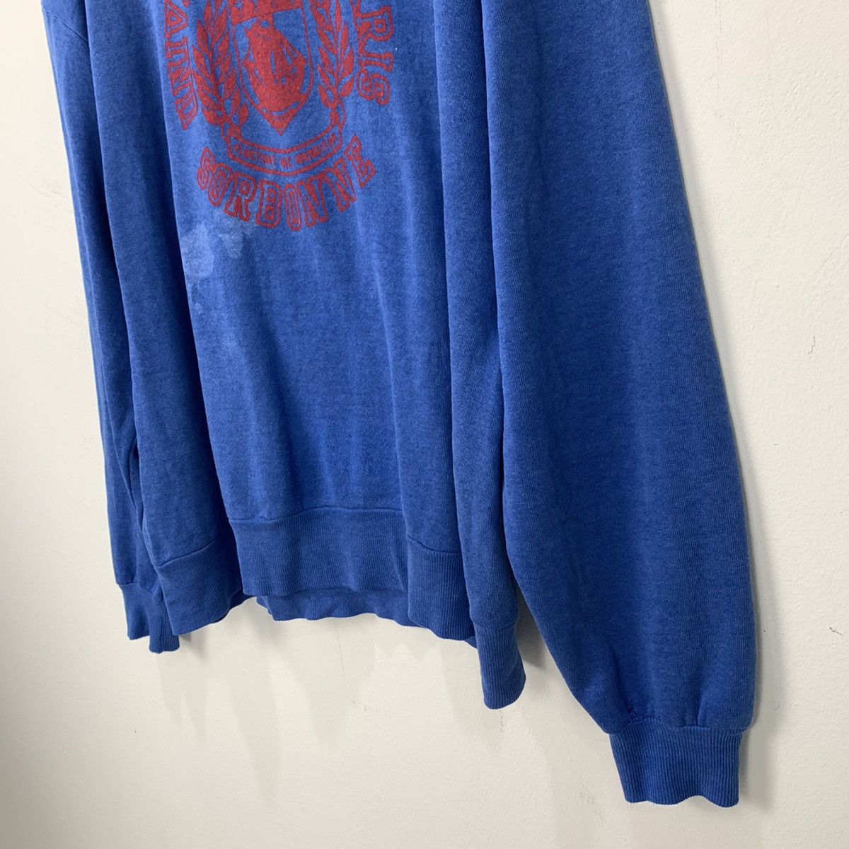 Jerzees Vintage 80s UNIVERSITE DE PARIS SORBONNE Jerzees Sweatshirt Size US L / EU 52-54 / 3 - 8 Thumbnail
