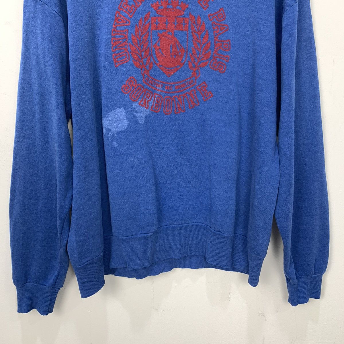 Jerzees Vintage 80s UNIVERSITE DE PARIS SORBONNE Jerzees Sweatshirt Size US L / EU 52-54 / 3 - 4 Thumbnail