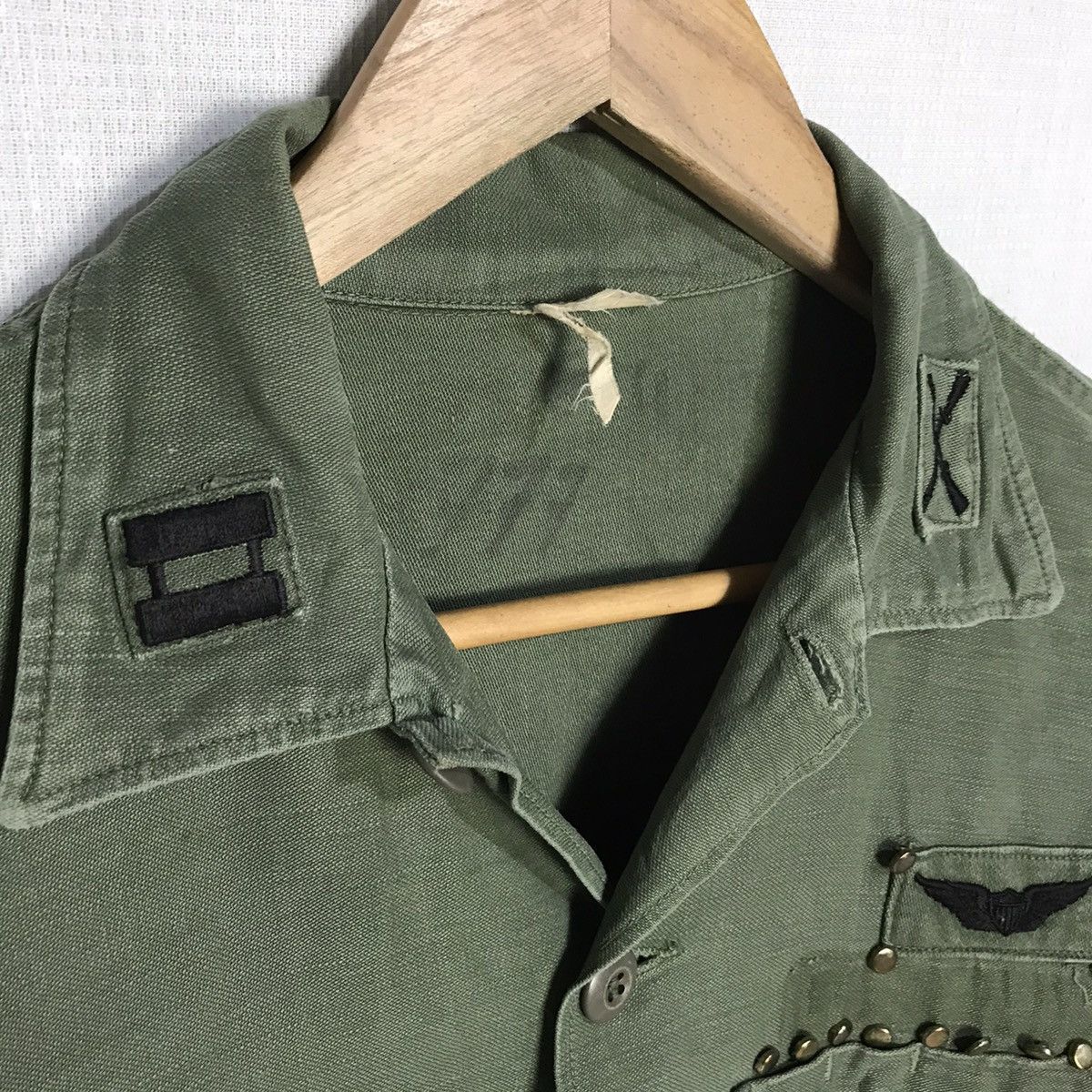 Vintage Vintage sateen og 107 army jacket spike custom Size US M / EU 48-50 / 2 - 6 Thumbnail