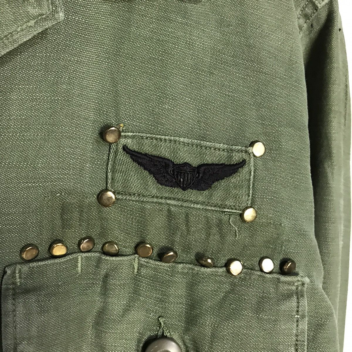 Vintage Vintage sateen og 107 army jacket spike custom Size US M / EU 48-50 / 2 - 5 Thumbnail