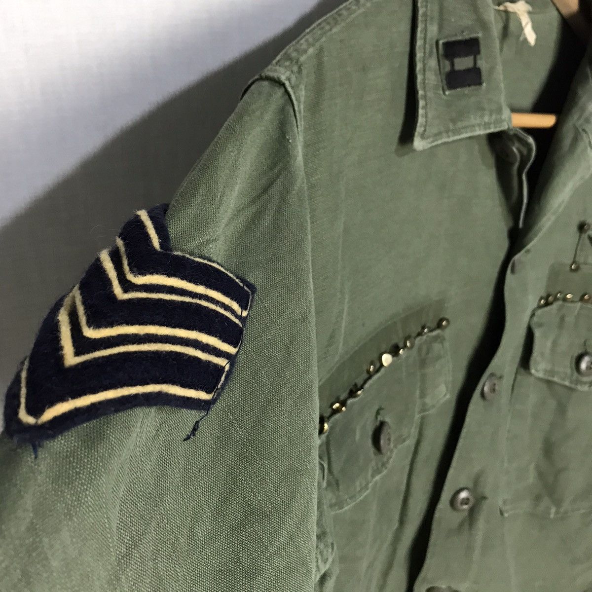 Vintage Vintage sateen og 107 army jacket spike custom Size US M / EU 48-50 / 2 - 3 Thumbnail