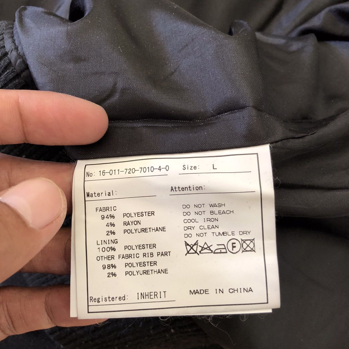 Japanese Brand 🔥INHERIT VARSITY BOMBER JACKET Size US M / EU 48-50 / 2 - 9 Thumbnail