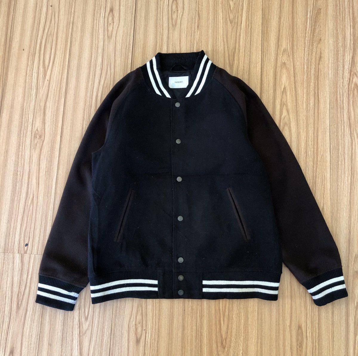 Japanese Brand 🔥INHERIT VARSITY BOMBER JACKET Size US M / EU 48-50 / 2 - 3 Thumbnail