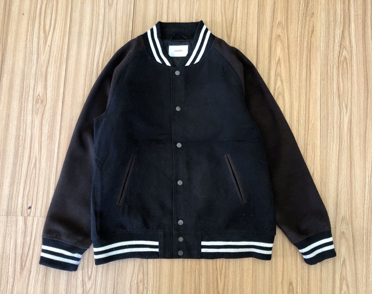Japanese Brand 🔥INHERIT VARSITY BOMBER JACKET Size US M / EU 48-50 / 2 - 1 Thumbnail