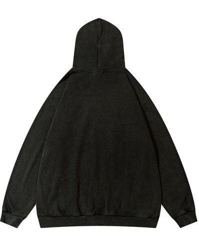 Other Grunge Hip Hop Ripped Embroidery Teeth Patch Hoodie Size US M / EU 48-50 / 2 - 3 Thumbnail