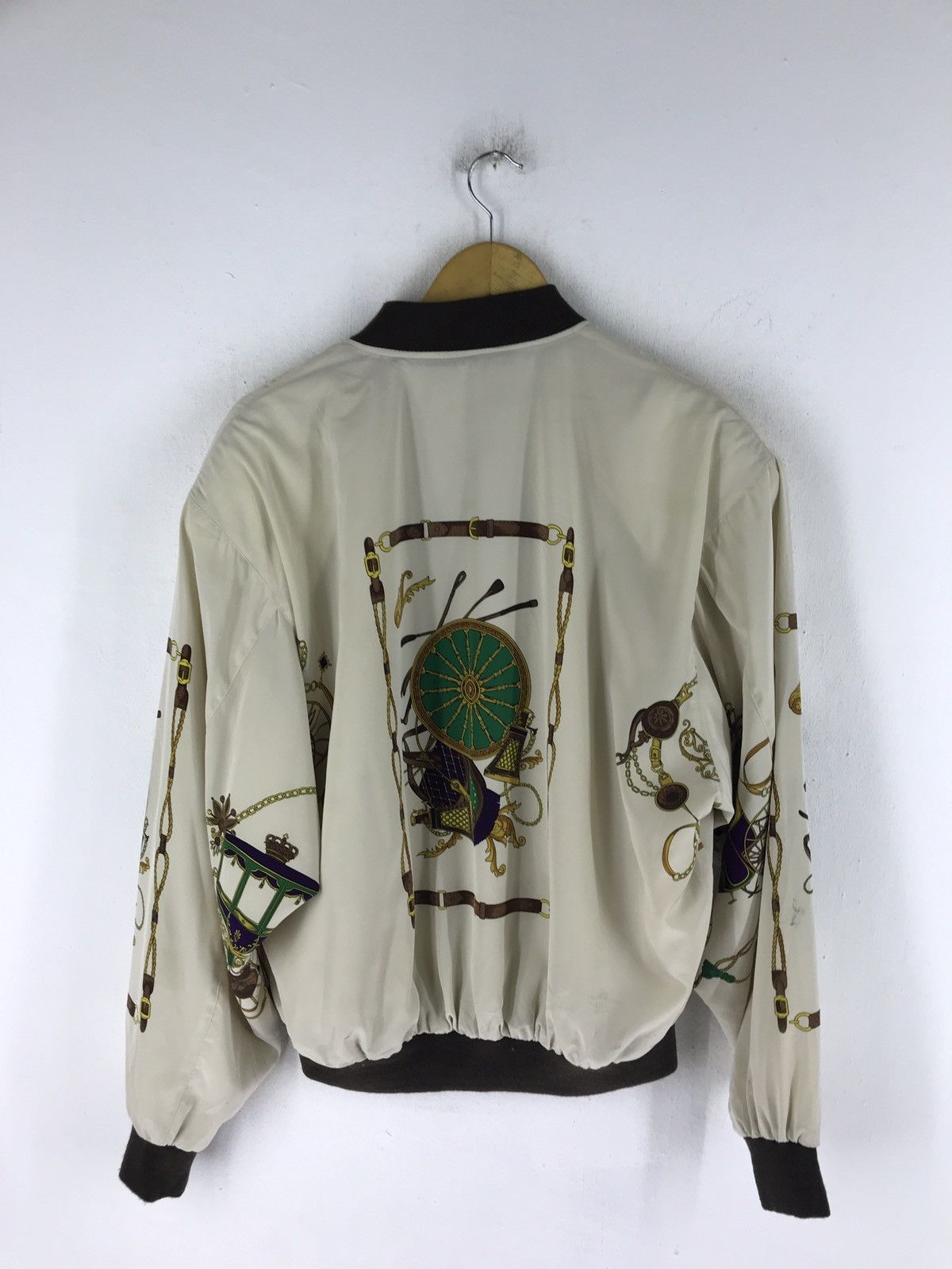 Japanese Brand RARE VINTAGE BARAQUE SILK BOMBER STYLE JACKET MADE IN JAPAN Size US L / EU 52-54 / 3 - 2 Thumbnail