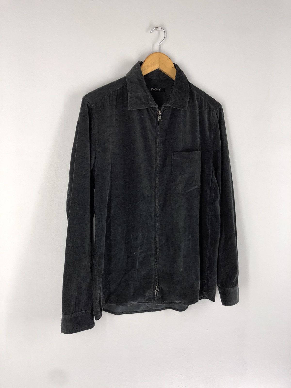 DKNY × Donna Karan 🔥DKNY VELVET CORDUROY SHIRT JACKET Size US L / EU 52-54 / 3 - 4 Thumbnail