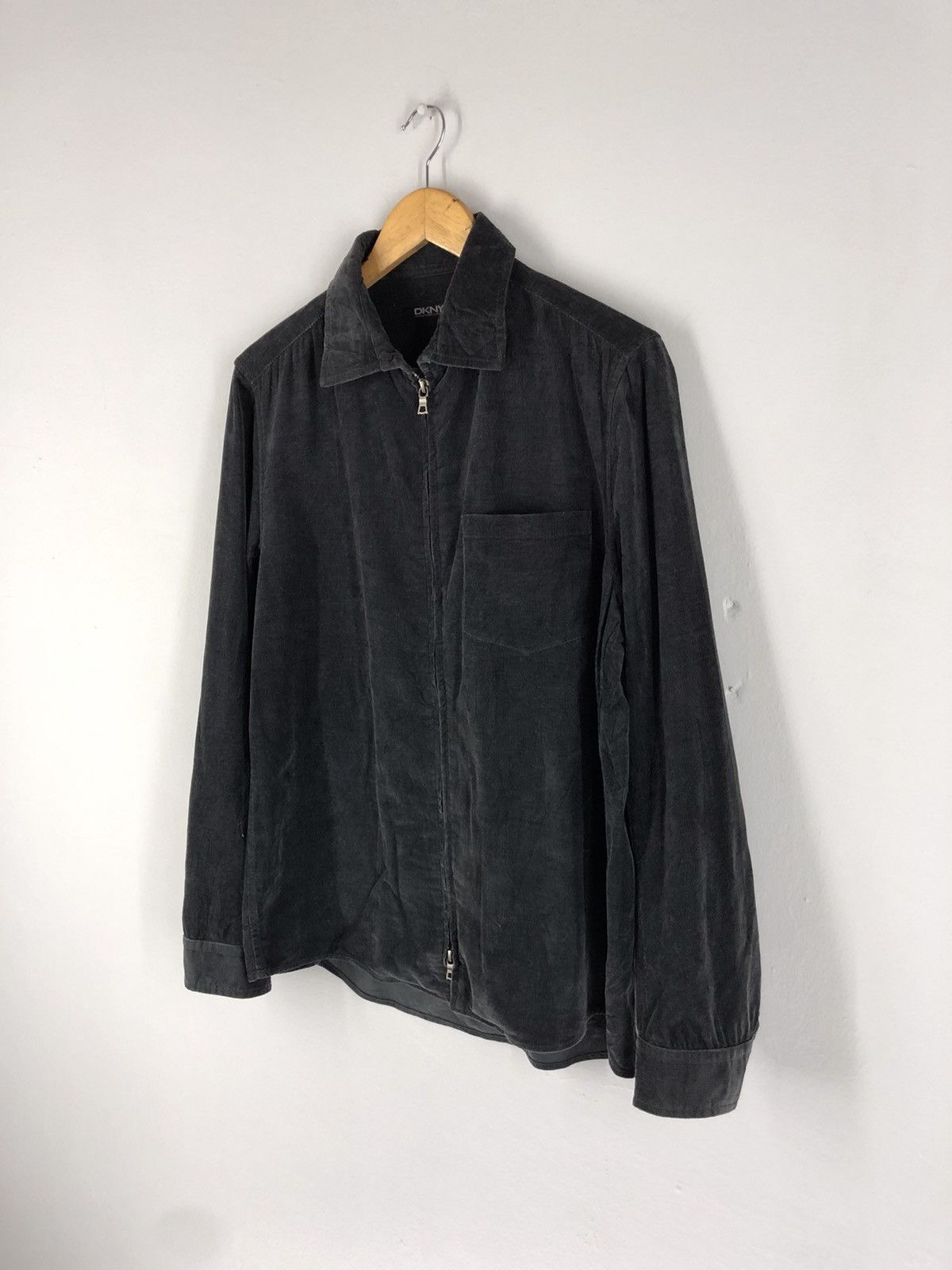 DKNY × Donna Karan 🔥DKNY VELVET CORDUROY SHIRT JACKET Size US L / EU 52-54 / 3 - 3 Thumbnail
