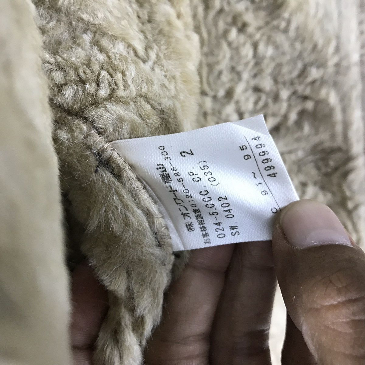 Designer × Japanese Brand × Leather ICB LEATHER JACKET ACRYLIC FUR LINING RABBIT FUR TRIM JAPAN Size US M / EU 48-50 / 2 - 11 Thumbnail