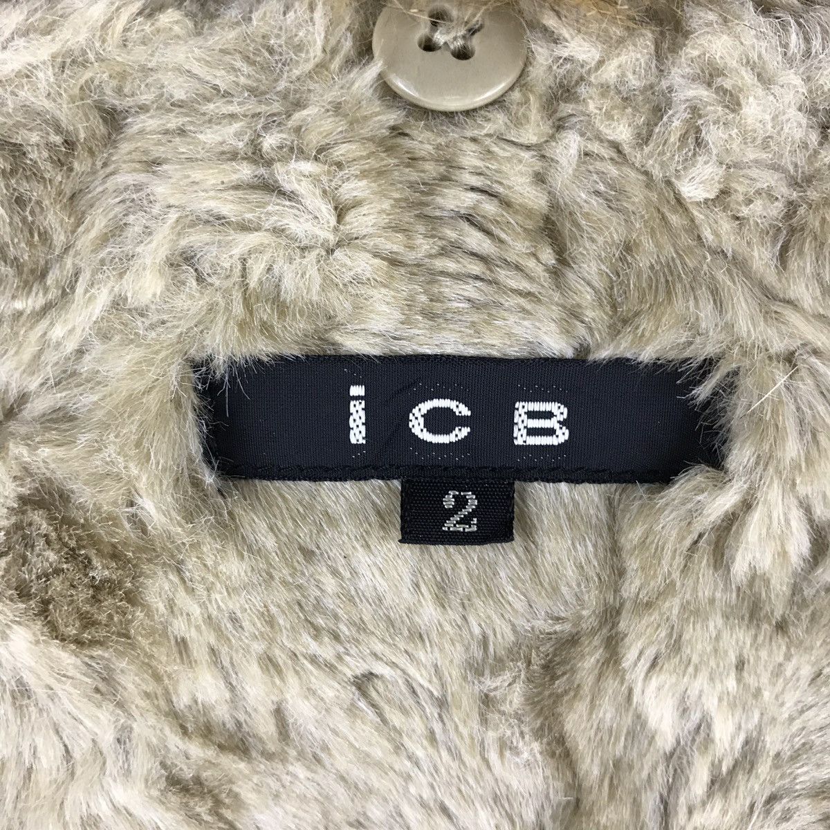 Designer × Japanese Brand × Leather ICB LEATHER JACKET ACRYLIC FUR LINING RABBIT FUR TRIM JAPAN Size US M / EU 48-50 / 2 - 10 Thumbnail