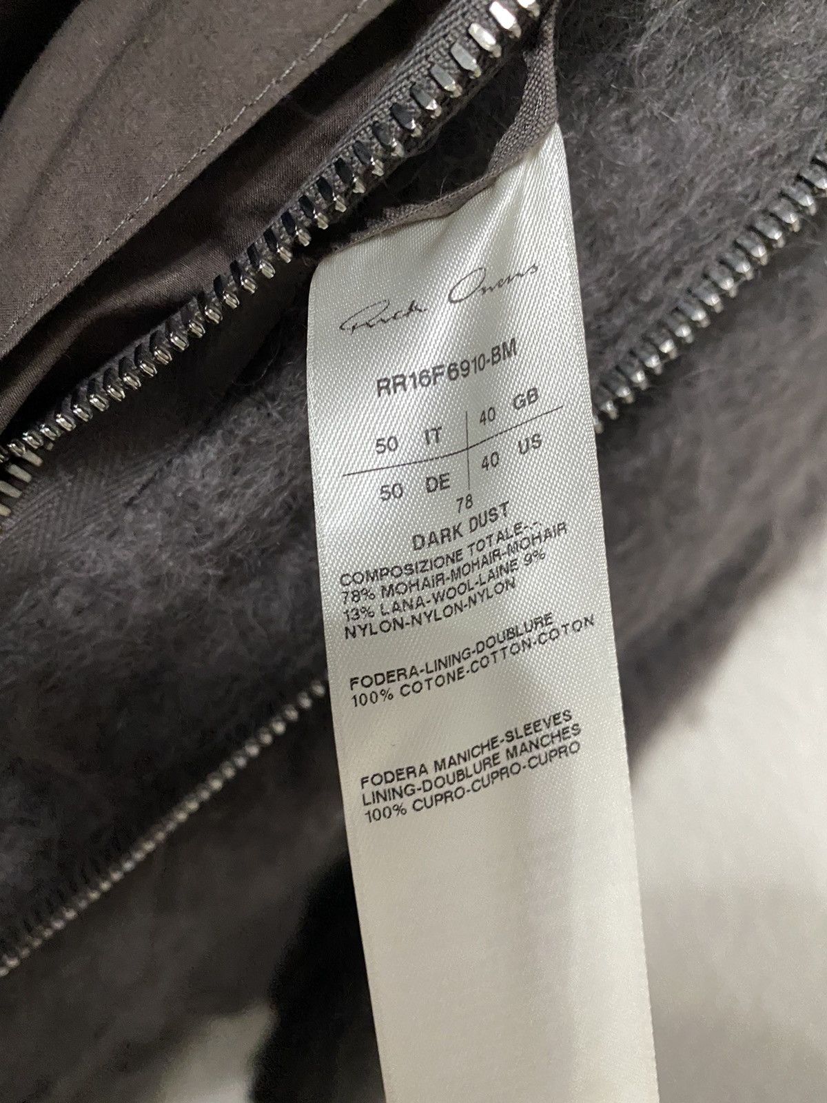Rick Owens GRAIL AW16 MASTODON RUNWAY MOHAIR MEGA PARKA Size US M / EU 48-50 / 2 - 11 Thumbnail
