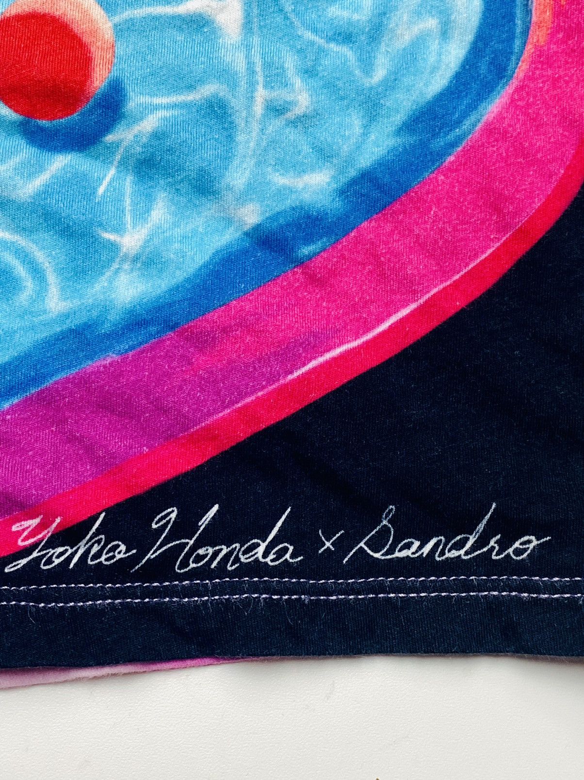 Japanese Brand × Sandro 2000s Sandro x Yoko Honda - Cyber Graphic Top Size M / US 6-8 / IT 42-44 - 6 Thumbnail