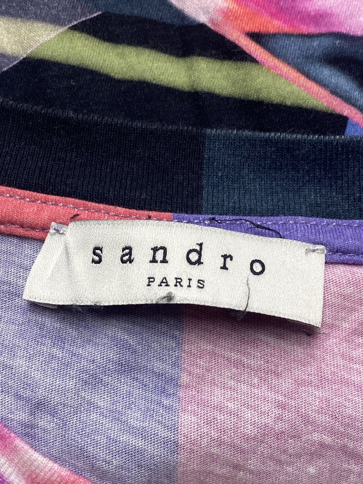 Japanese Brand × Sandro 2000s Sandro x Yoko Honda - Cyber Graphic Top Size M / US 6-8 / IT 42-44 - 7 Thumbnail