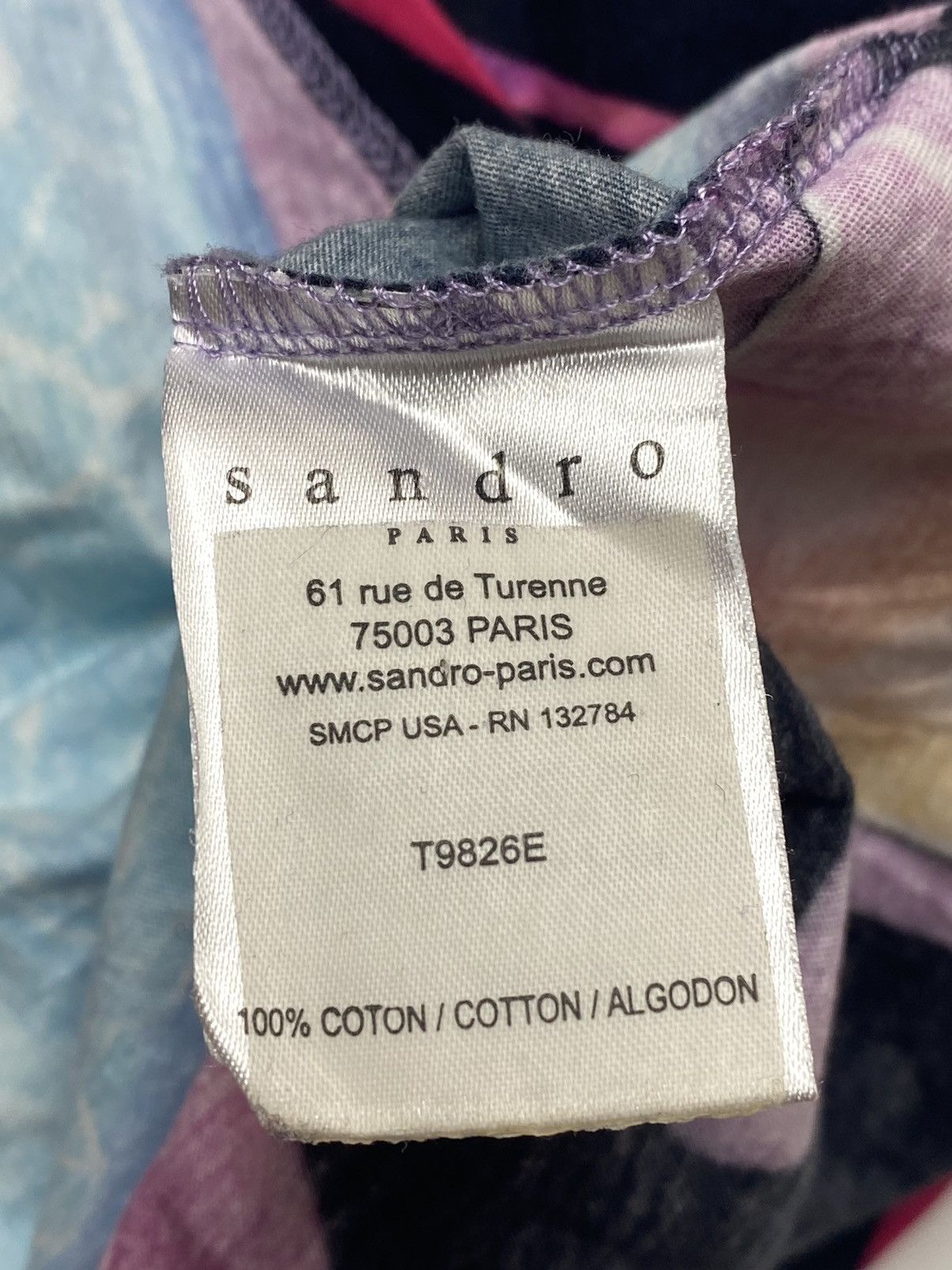 Japanese Brand × Sandro 2000s Sandro x Yoko Honda - Cyber Graphic Top Size M / US 6-8 / IT 42-44 - 8 Thumbnail
