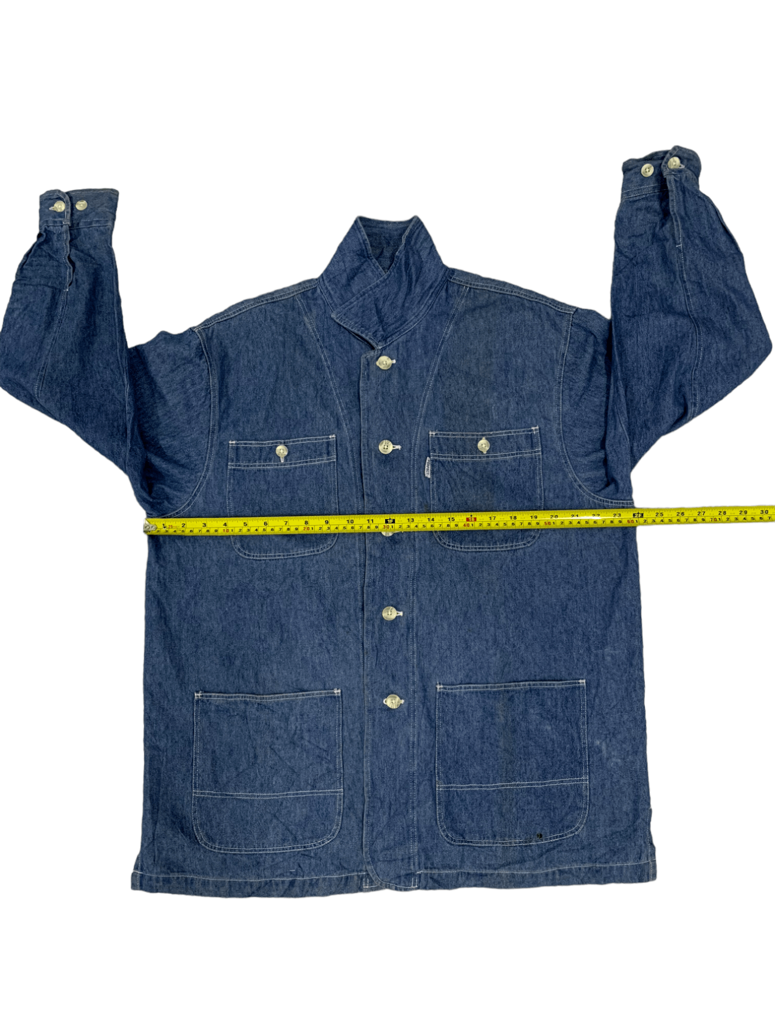 Japanese Brand SALES 🔥 Vintage Japanese Brand Chores Denim Shirt Button Up Size US M / EU 48-50 / 2 - 10 Thumbnail