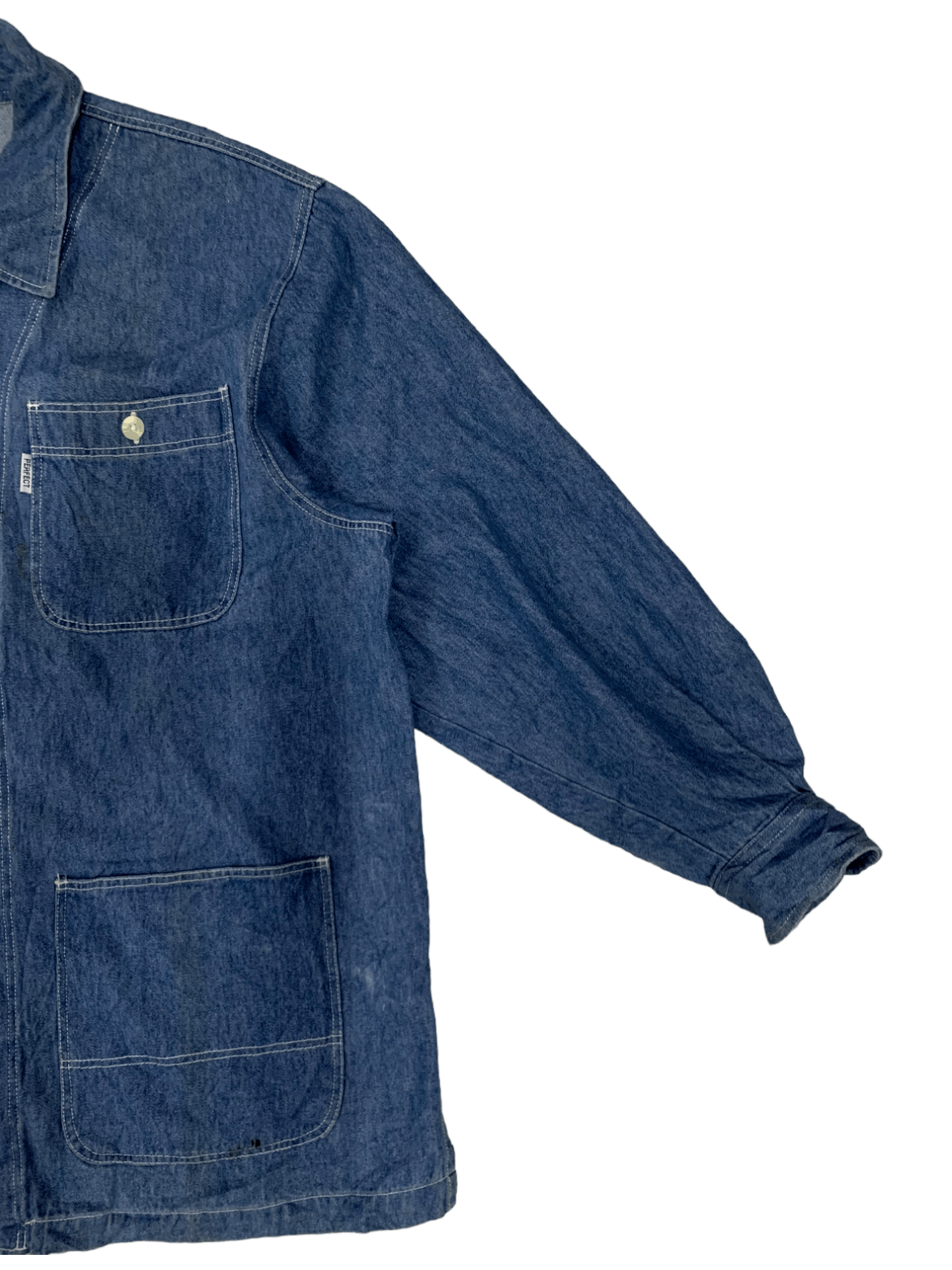 Japanese Brand SALES 🔥 Vintage Japanese Brand Chores Denim Shirt Button Up Size US M / EU 48-50 / 2 - 3 Thumbnail