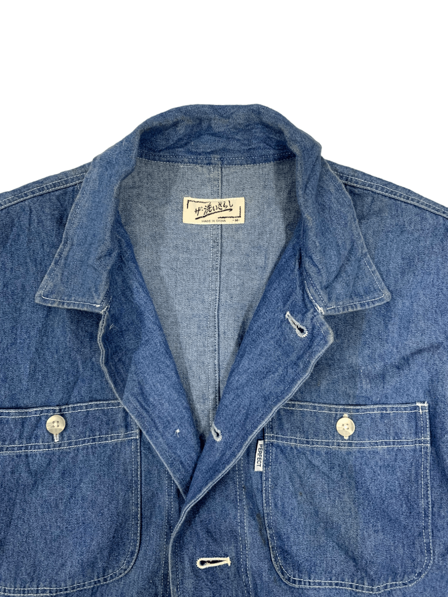 Japanese Brand SALES 🔥 Vintage Japanese Brand Chores Denim Shirt Button Up Size US M / EU 48-50 / 2 - 6 Thumbnail